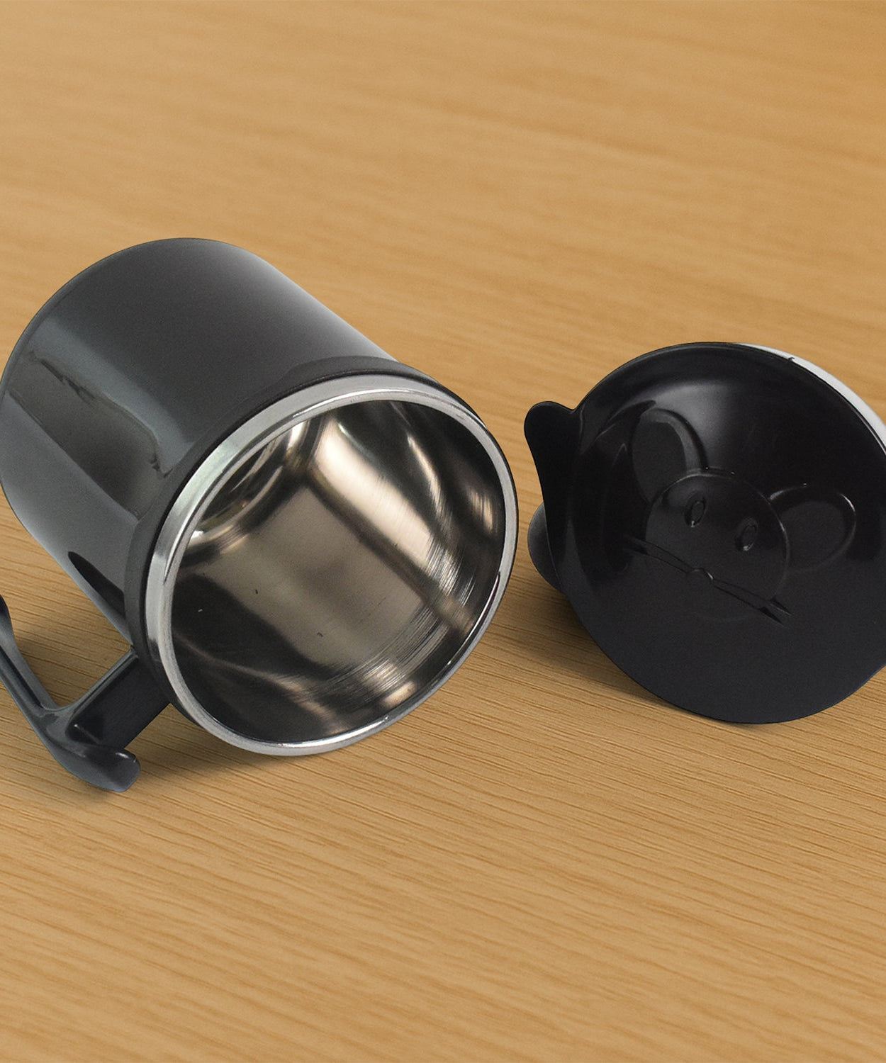 1 Pc Apex Cat Mug – 250 ml Stainless Steel Insulated Inner with Cute Cat Print