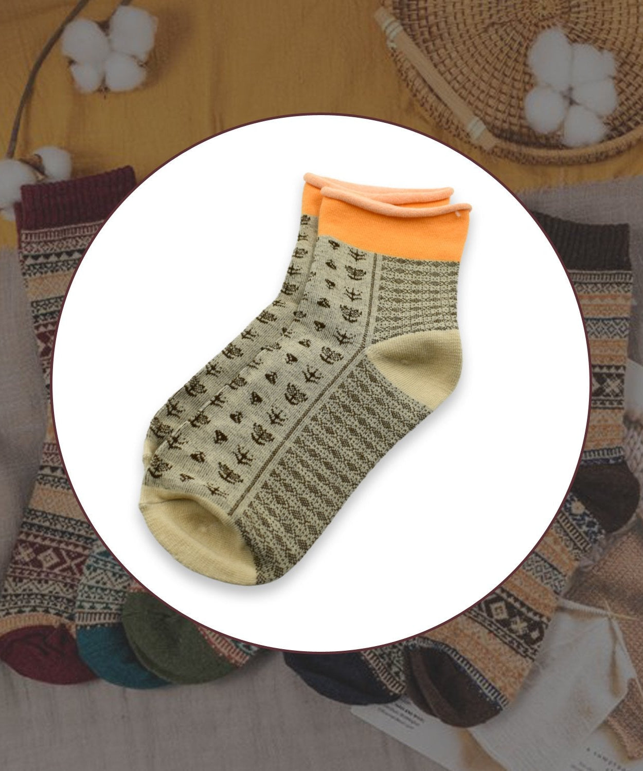 Breathable thickened socks for comfort and softness