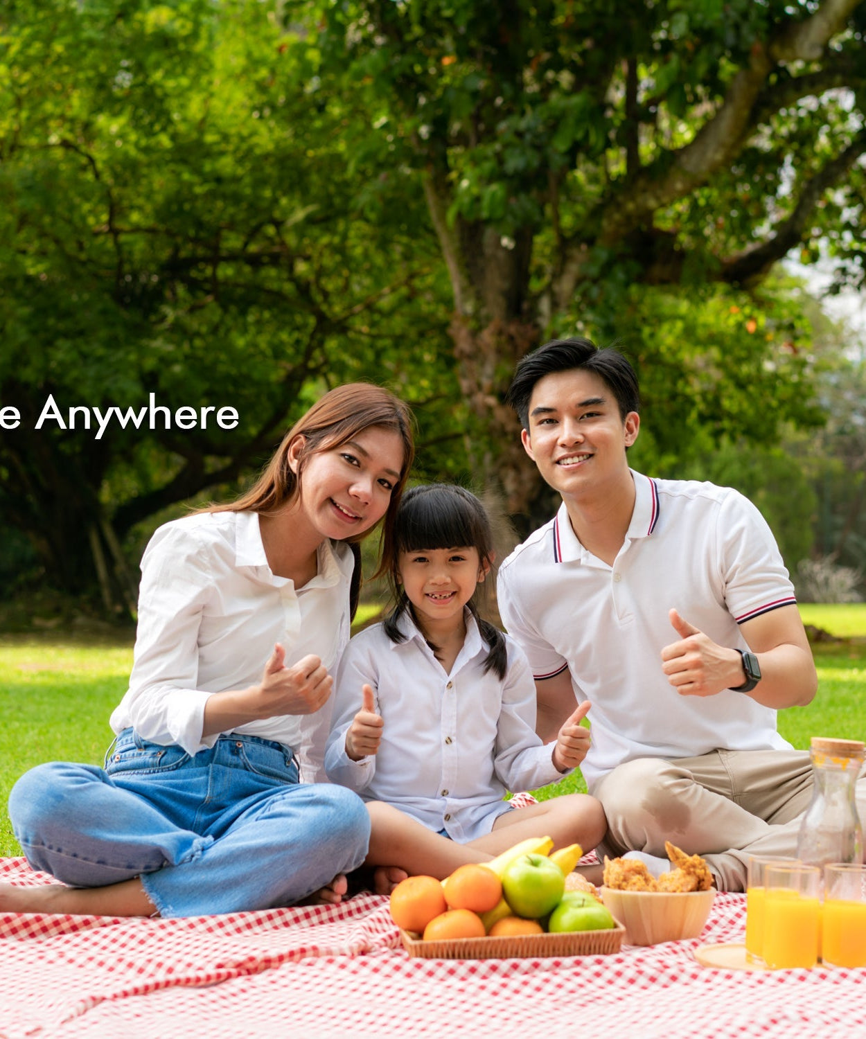 Blanket laid out on the beach
