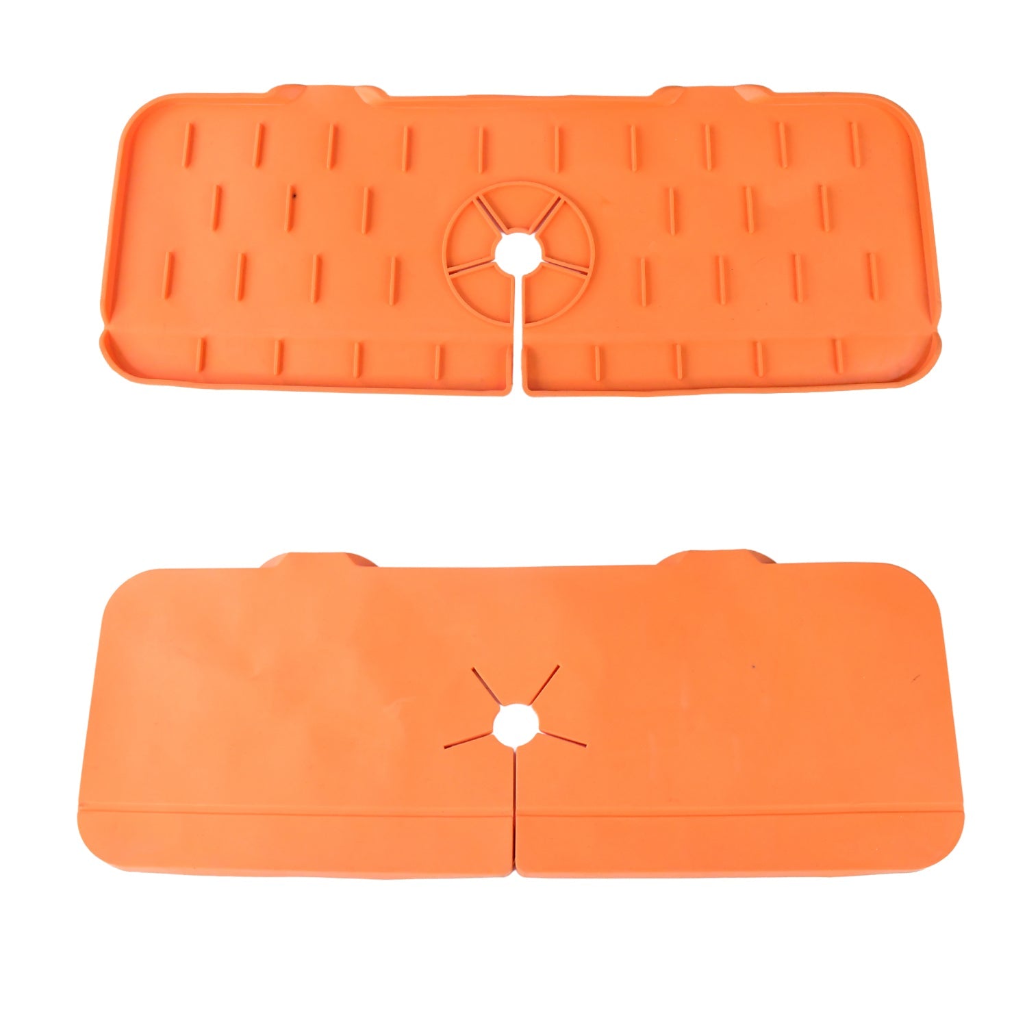 Silicone Faucet Splash Guard Pad for Kitchen & Bathroom Sink (1 Pc / Mix Design & Size)