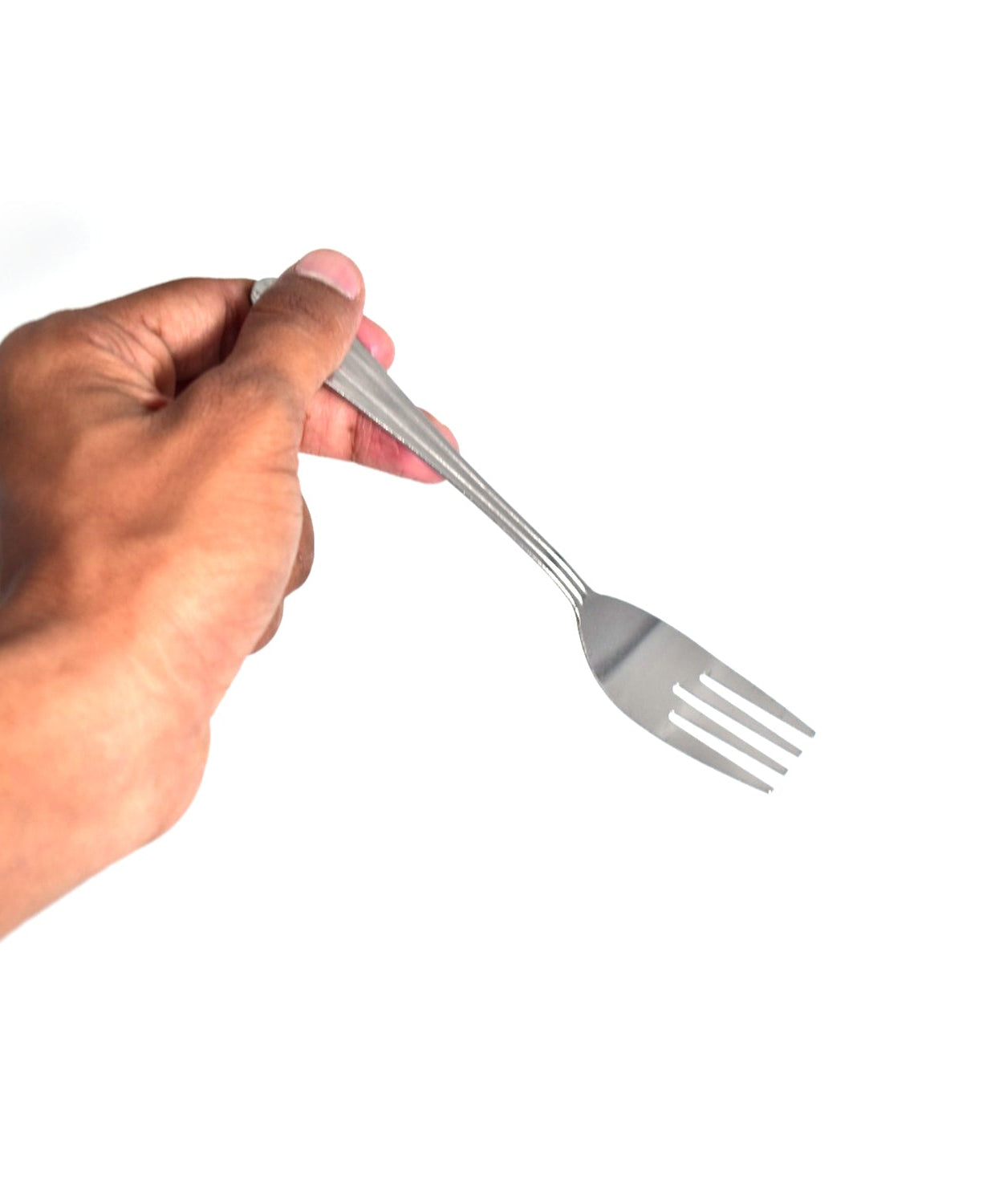 Eight small dinner forks for home and kitchen convenience