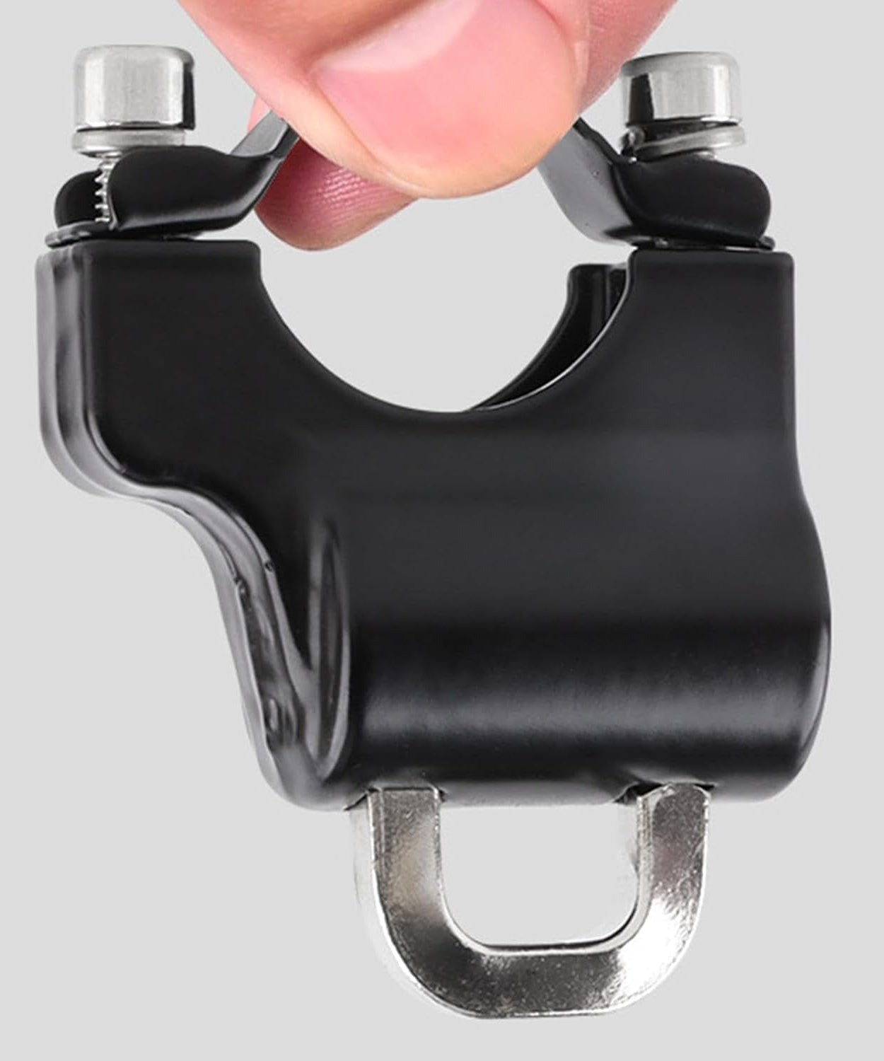Heavy-Duty Helmet Lock for Motorcycle