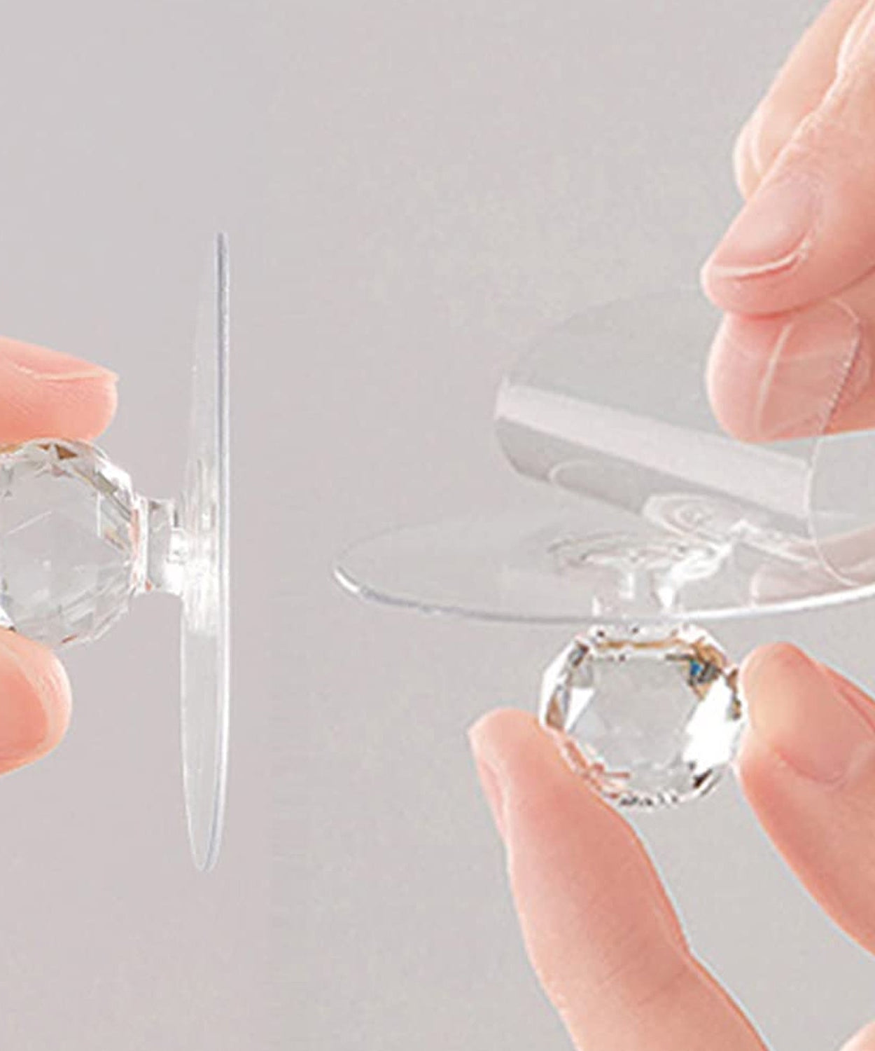 Clear Diamond Crystal Cabinet Knob & Pull Handle (1 Pc)