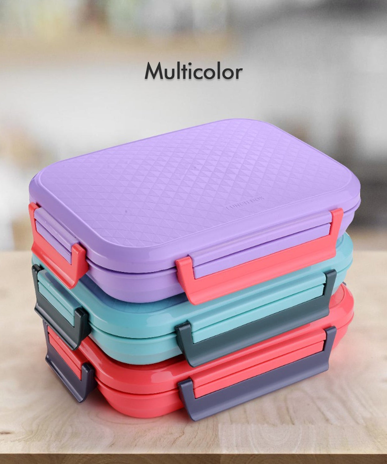 Food storage box with compartments