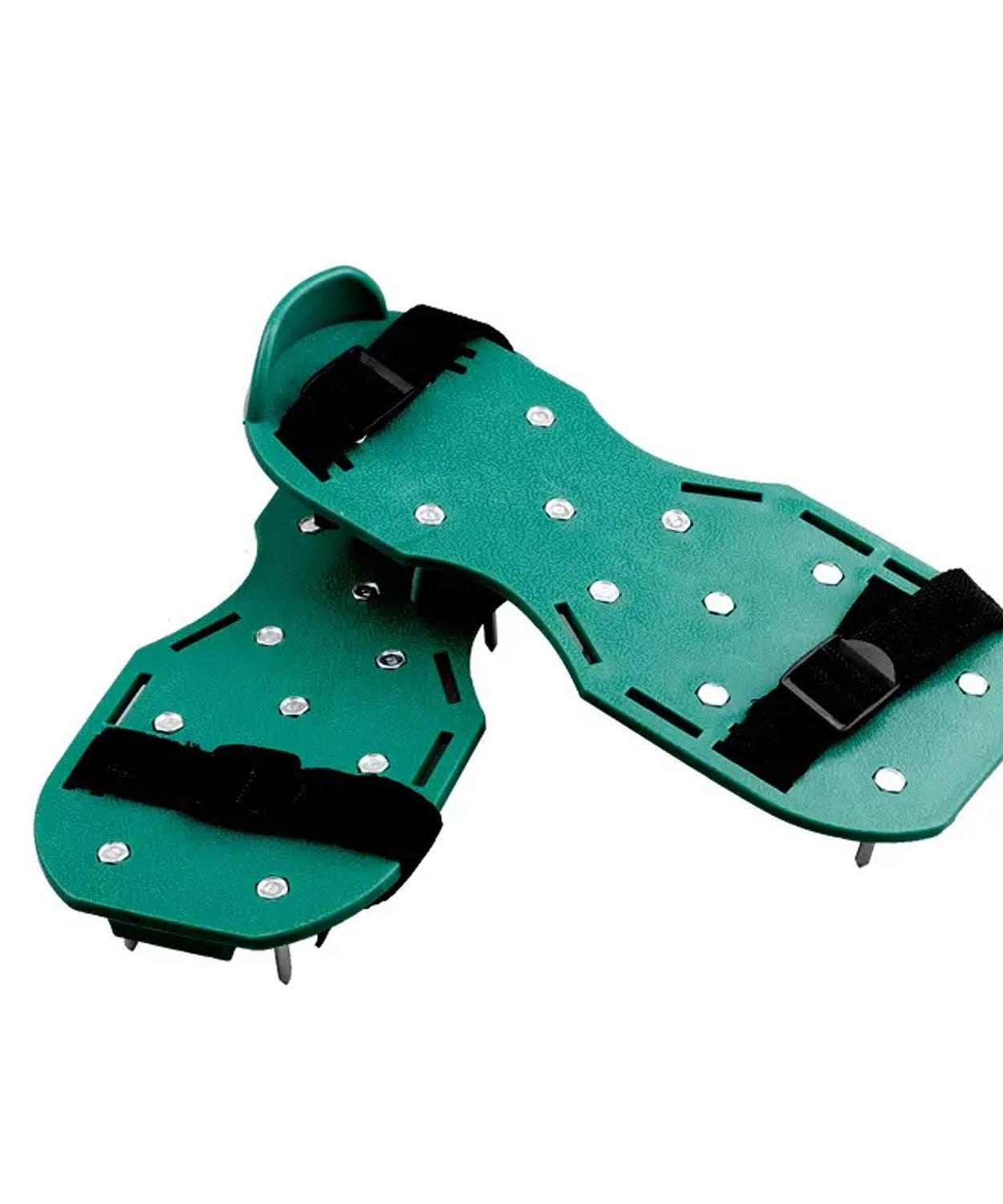 Lawn Aerator Sandals, Garden Grass Aerator Spiked Sandals Green Studded Shoes for Yard Patio Garden Excavation