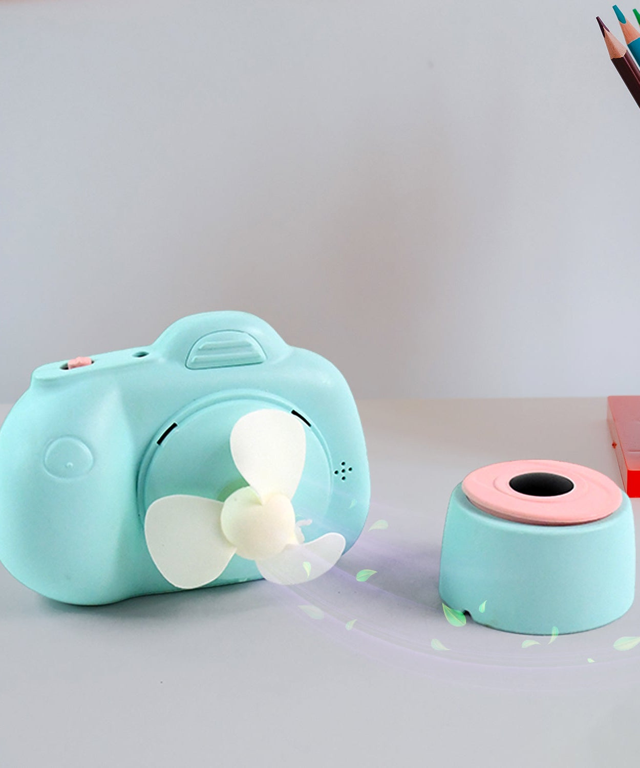 Portable Mini Camera-Shaped Handheld Fan