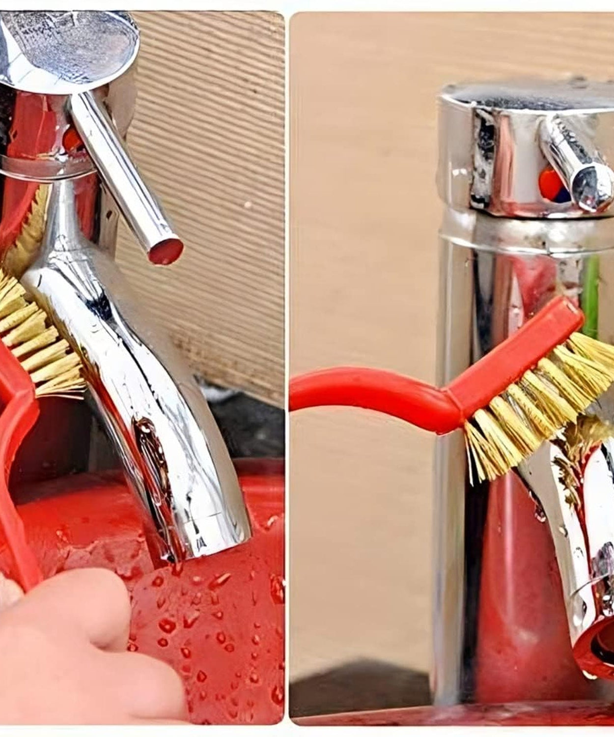 Mini Wire Brush Set - Brass, Nylon, Steel for Cleaning & Rust Removal (3 Pcs Set)