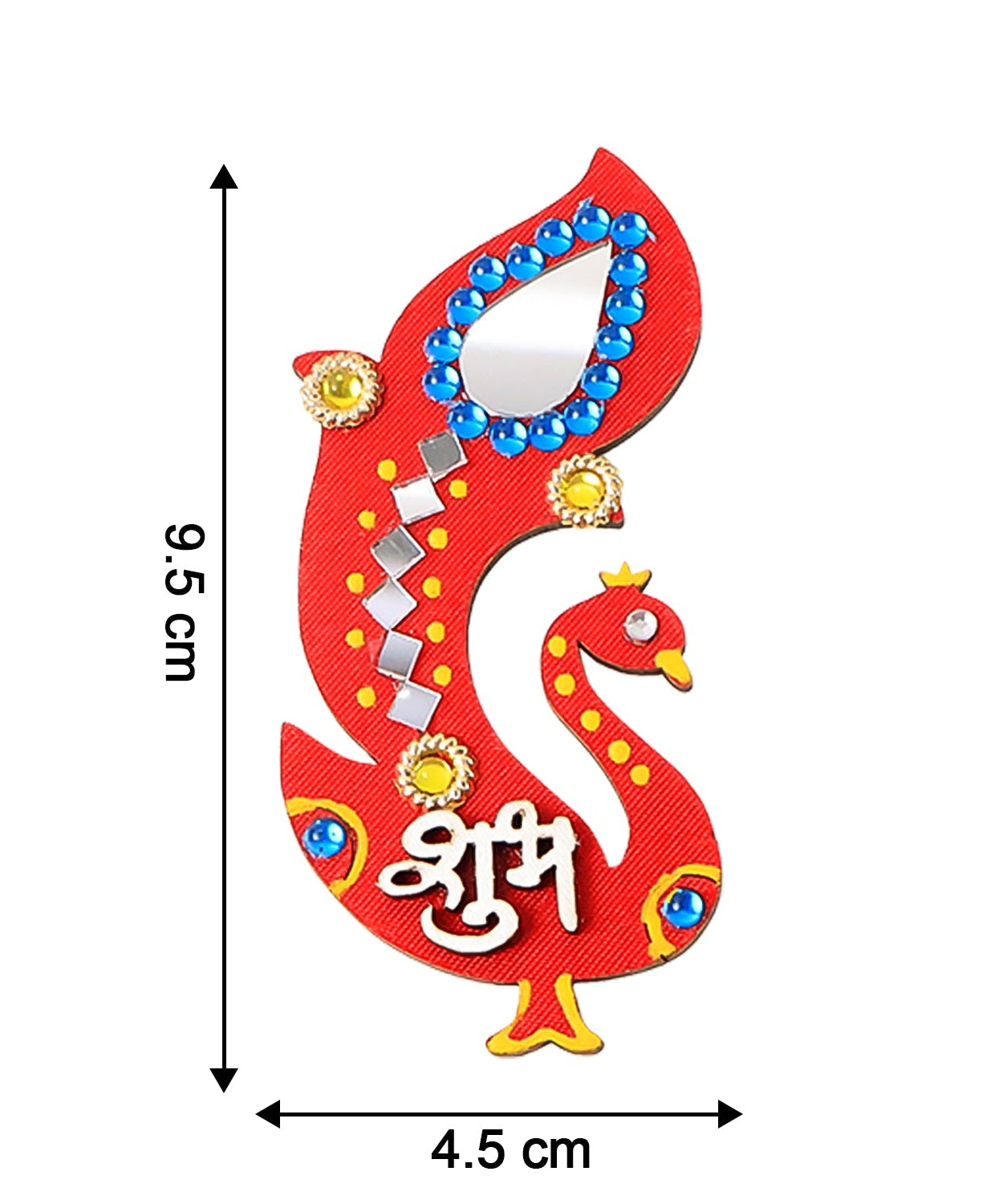 Decorative Wooden Shubh Labh Wall Hanging (2 Pc)