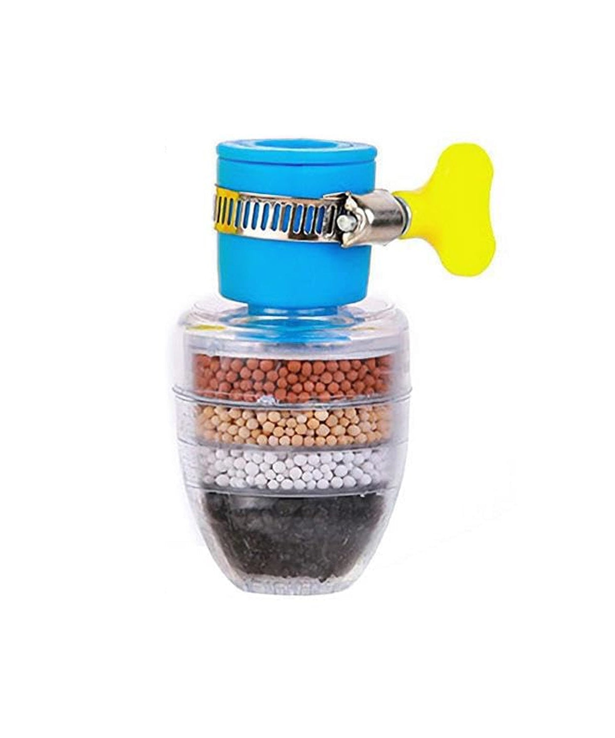 Water Faucet, Clean Purifier Filter Cartridge Water Tap, Upgrade Universal Interface Faucet Filter (Six Layer Purifier)