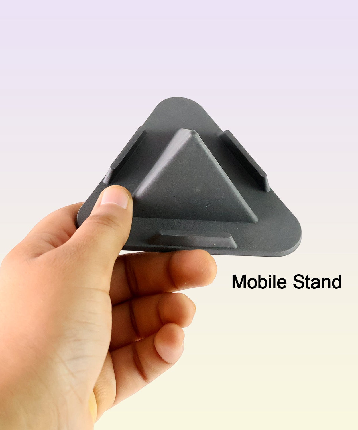 Pyramid Grey Mobile Stand with 3 Different Inclined Angles