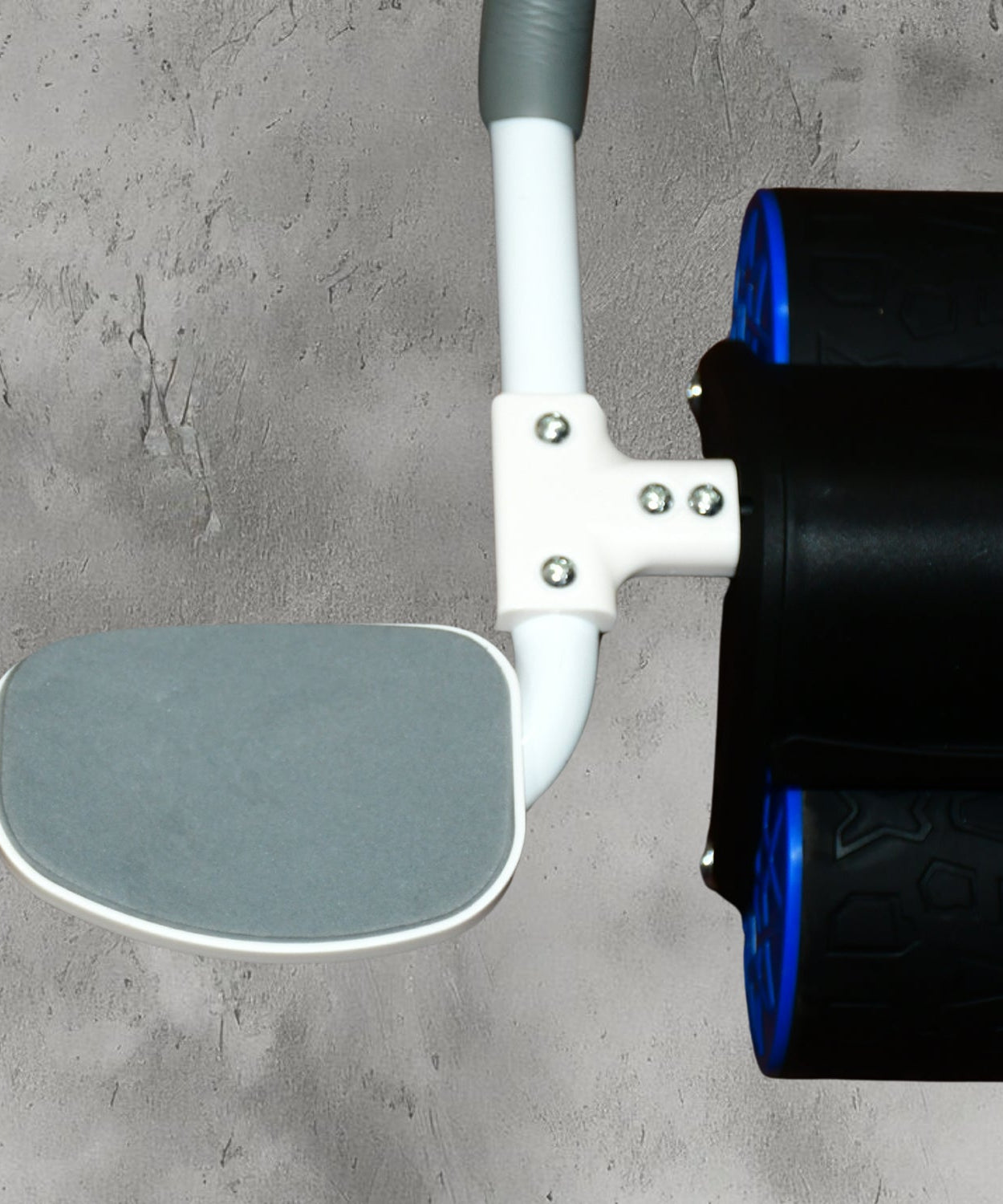 Abdominal Roller Wheel, Automatic Rebound Sponge Handle, Double Wheel Abdominal Roller, Non-Slip Timer Function with Elbow Support for Exercises for Body Fitness Strength Training Home Gym