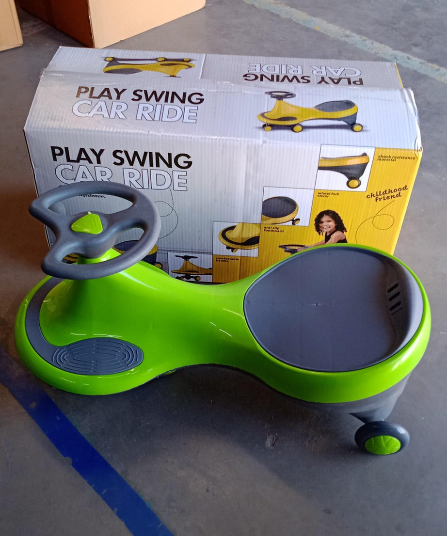 Premium Kids Play Swing Car Kids Ride on Toy (1 Pc / Mix Color)