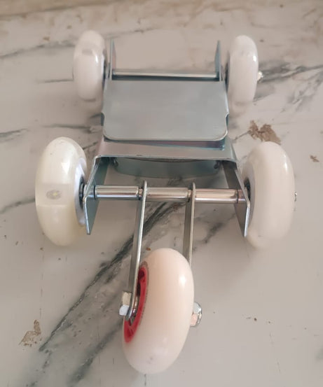 Heavy-Duty Motorcycle Front Wheel Parking Roller Stand (1 Pc)