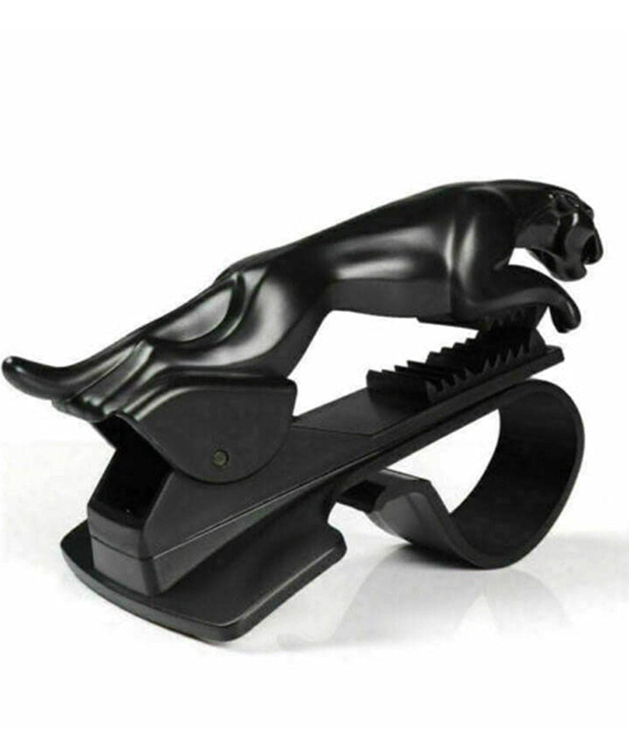 Plastic phone clip with a jaguar pattern