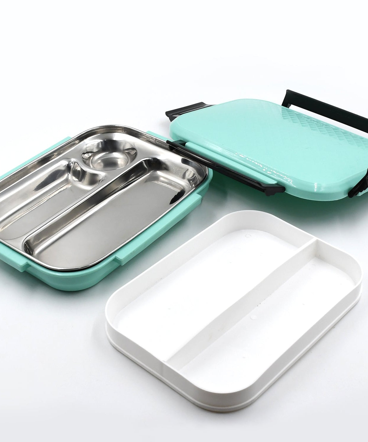 Premium quality lunch box conveys high standards of materials.
