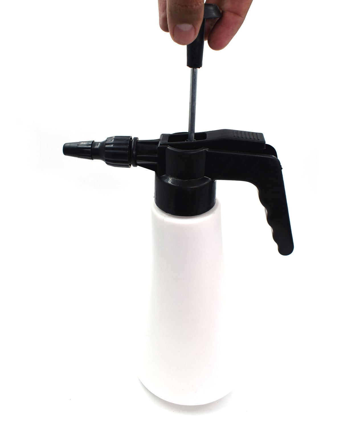 Garden sprayer with adjustable spray