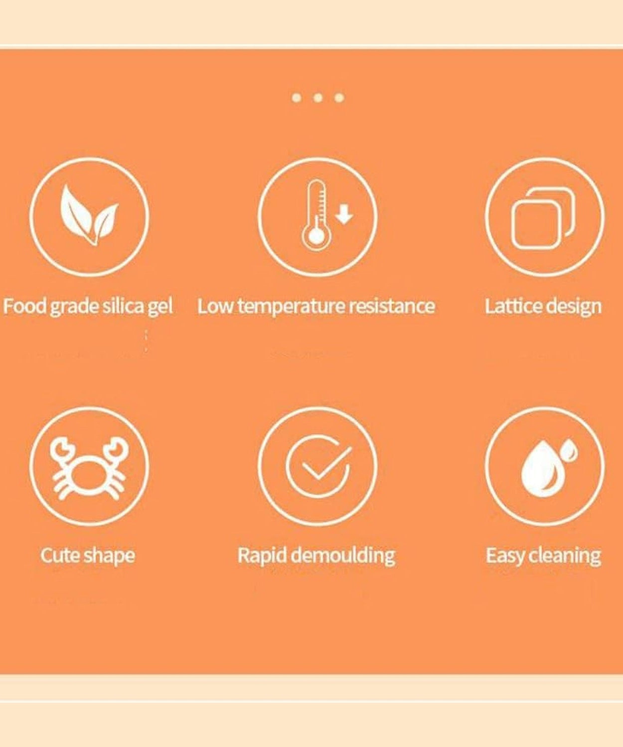 Crab Ice Mold – Silicone Ice Cream & sicle Mold for Kids (1 Pc)