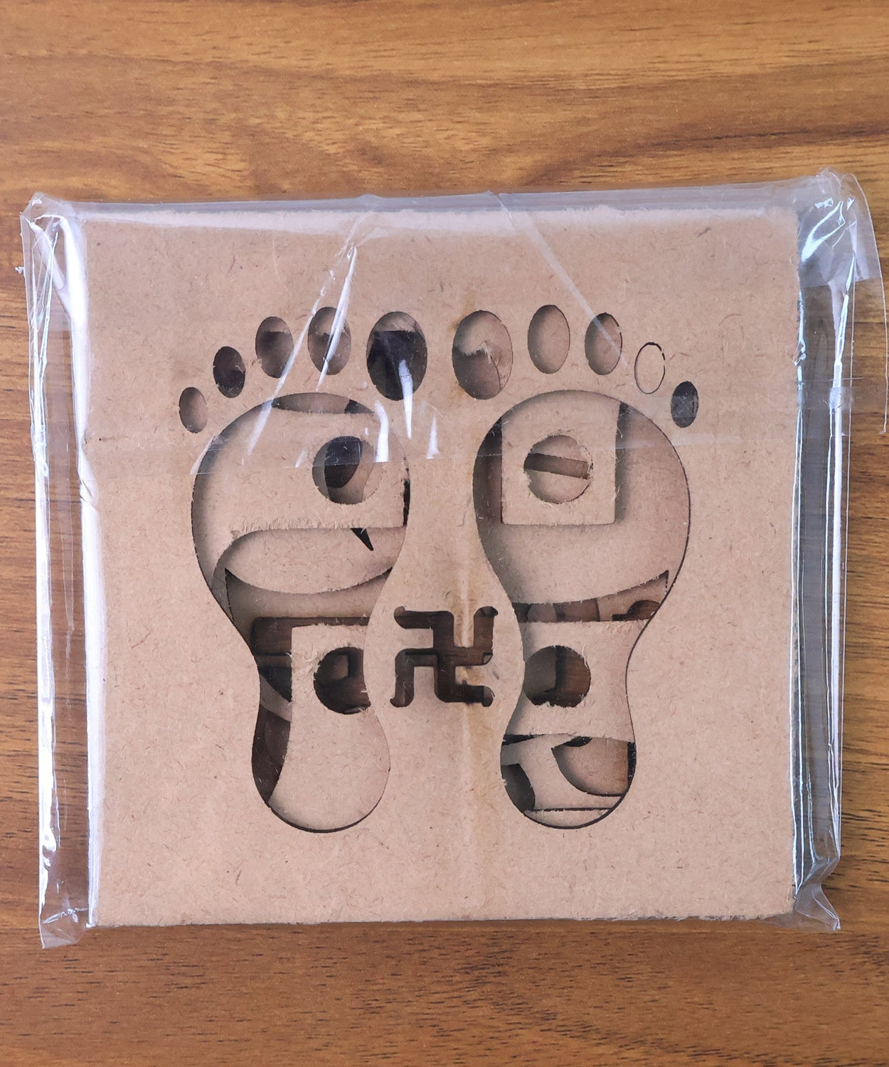 Wooden Decorative Cutouts (Mix Design / 4 Pc)