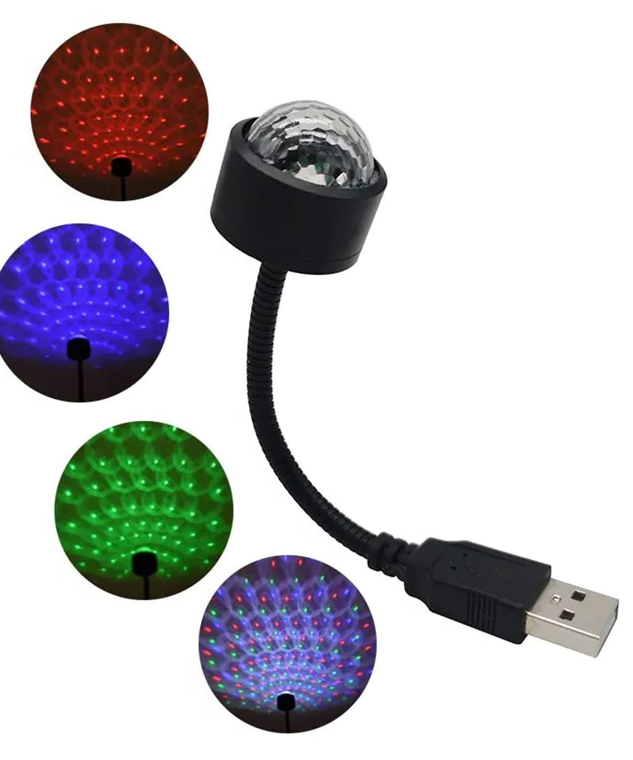USB star night light projector