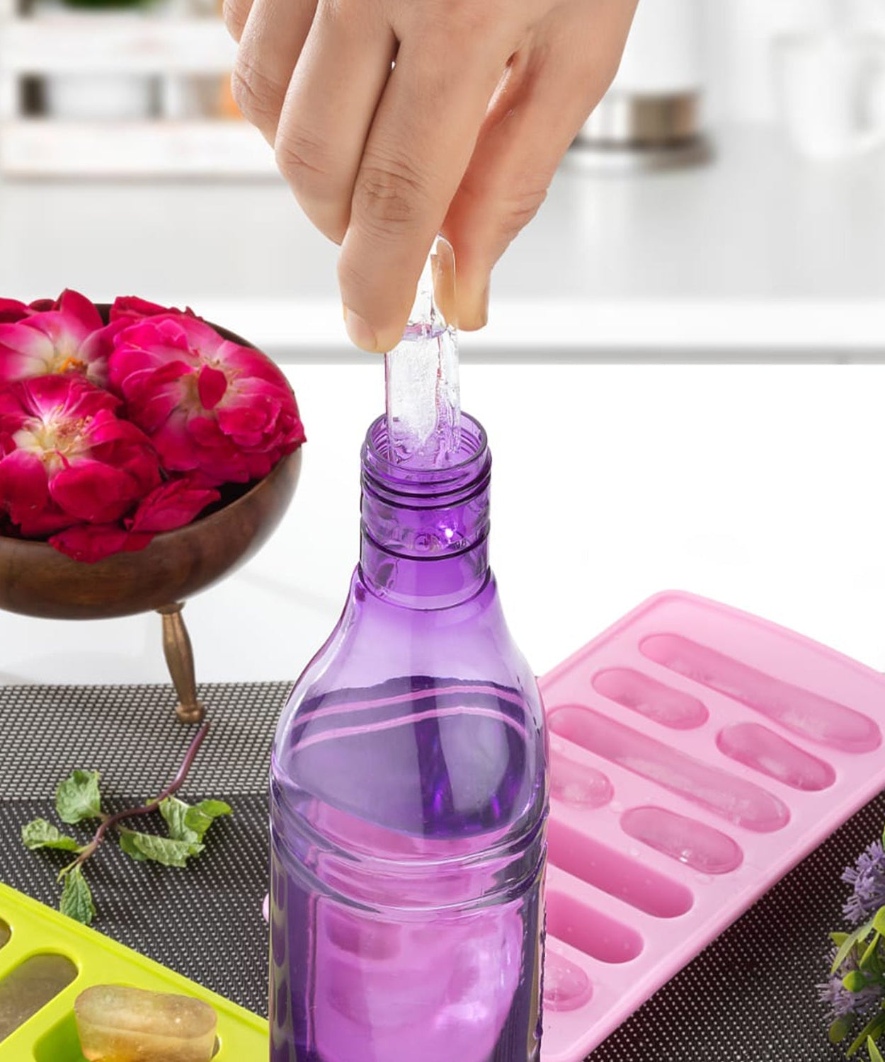 4-Piece Fancy Ice Tray – Versatile Household Ice Maker