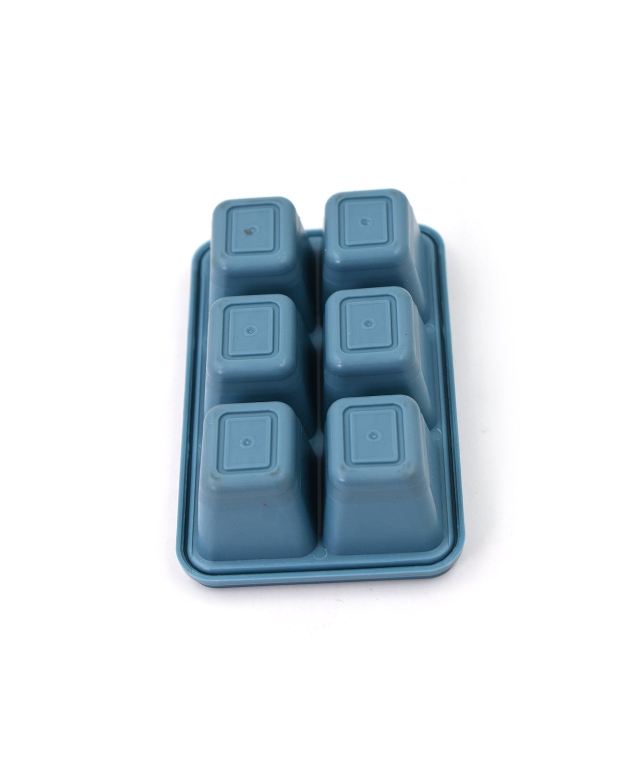 6 Grid Silicone Ice Tray Used In All Kinds Of Places Like Household Kitchens For Making Ice From Water And Various Things And All With Color Box (1 Pc)