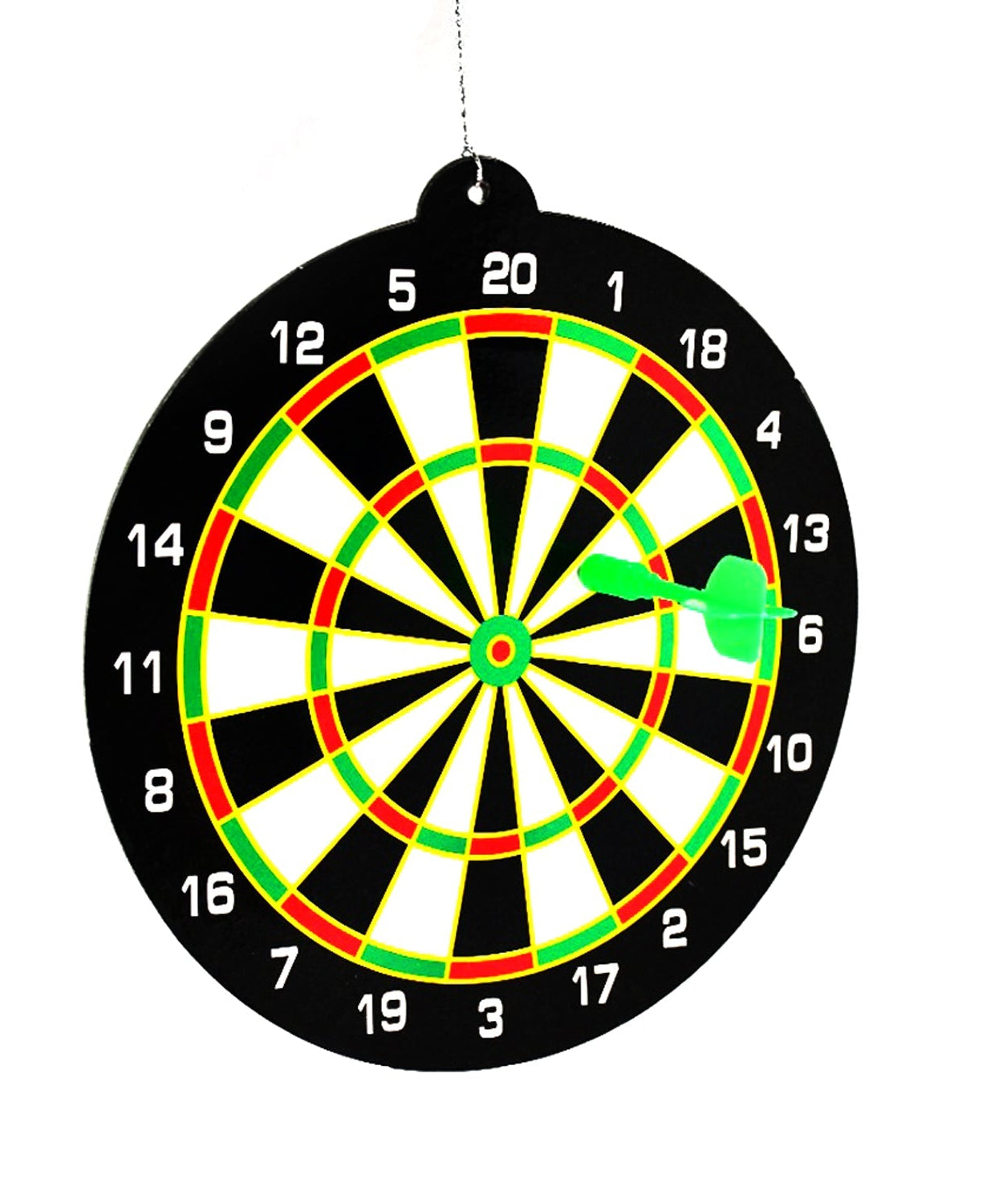 Magnetic dartboard with colorful darts for fun