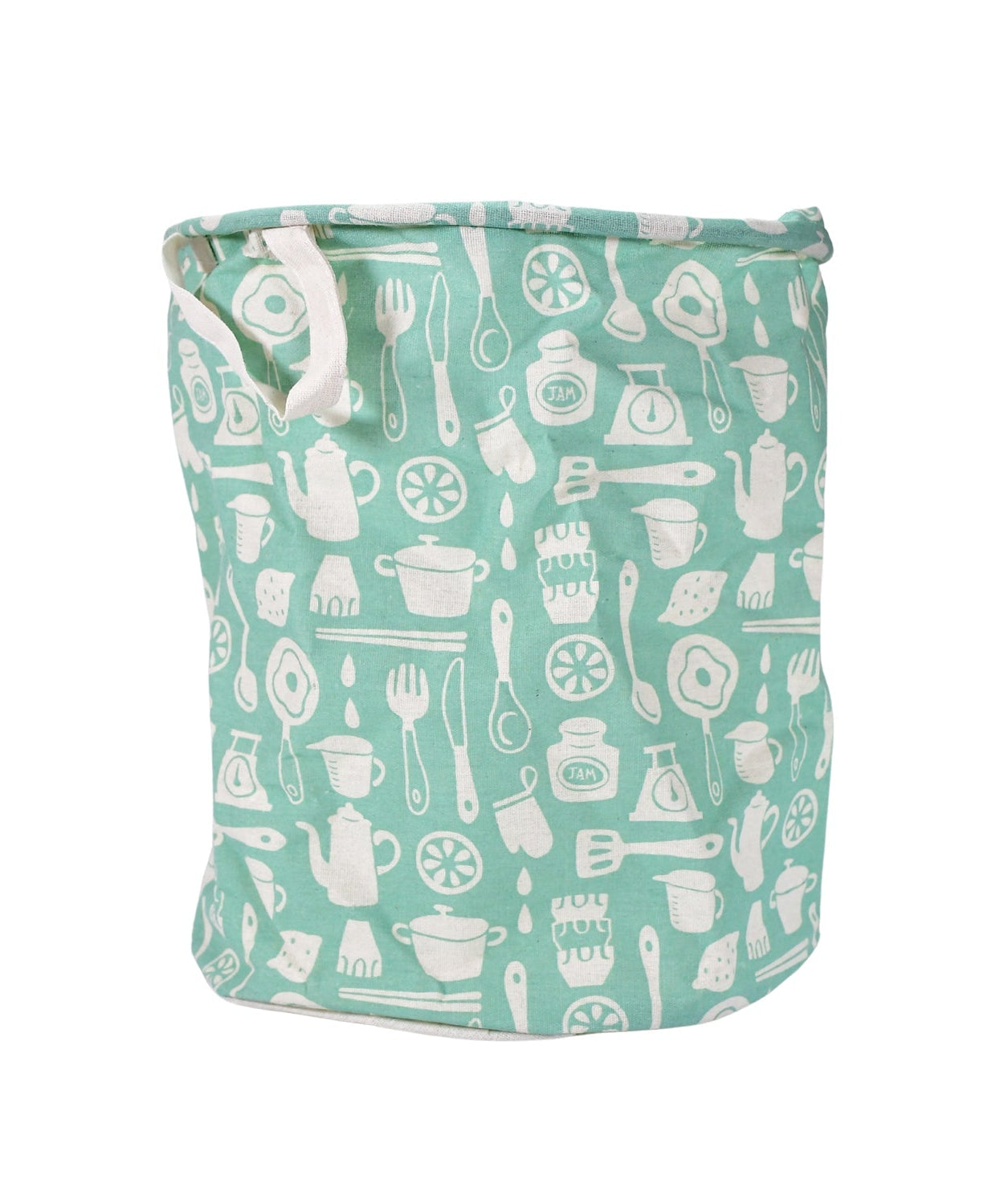 Large collapsible laundry bag with handles