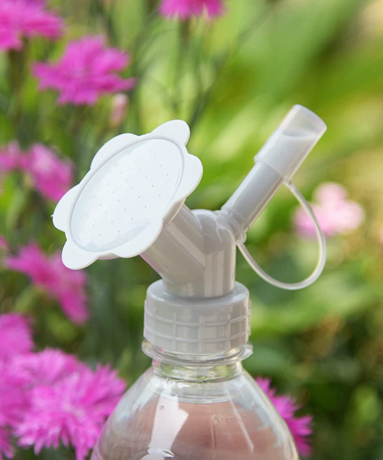 Bottle nozzle for garden and seedlings