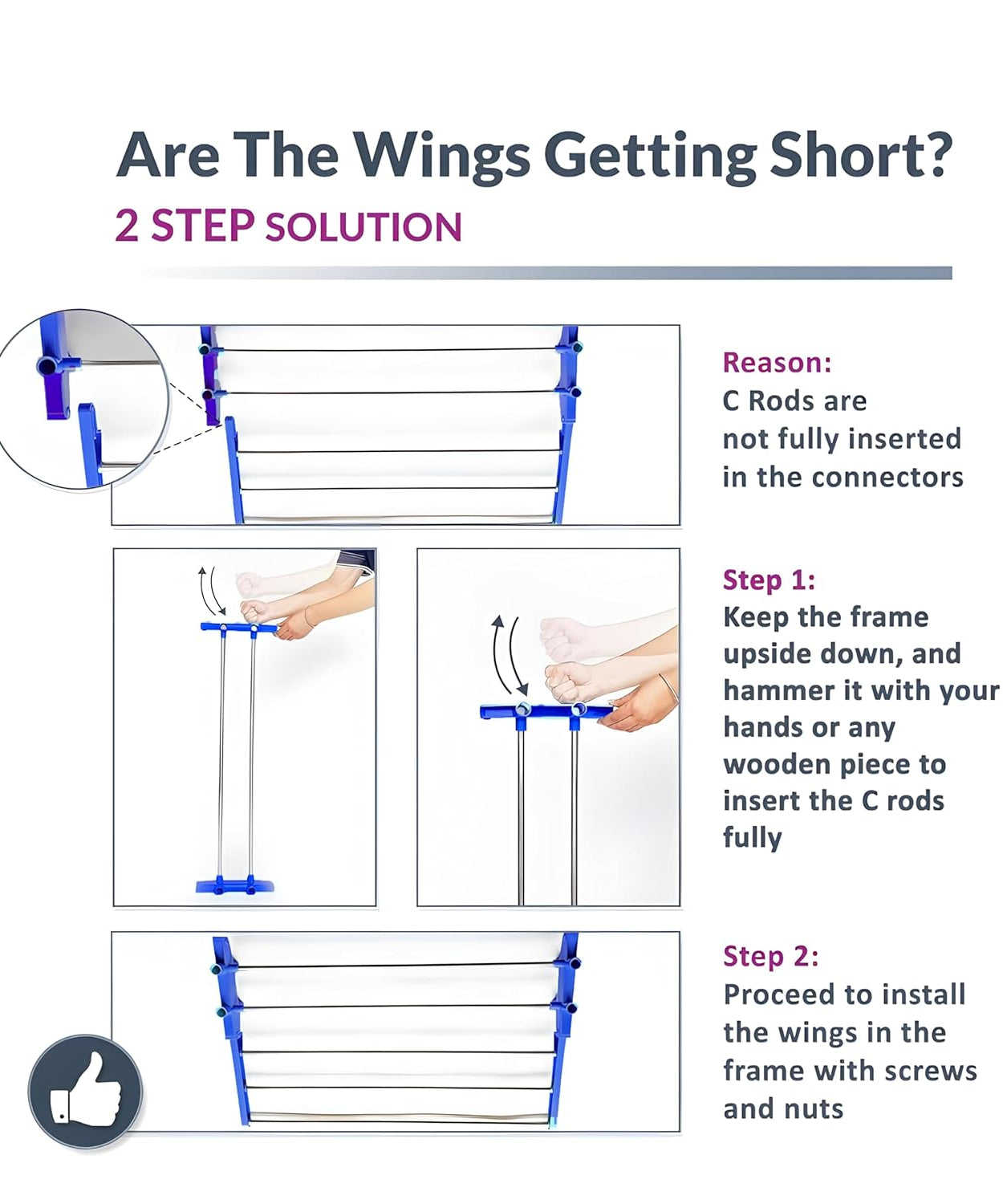 Foldable Stainless Steel Clothes Drying Stand Rack