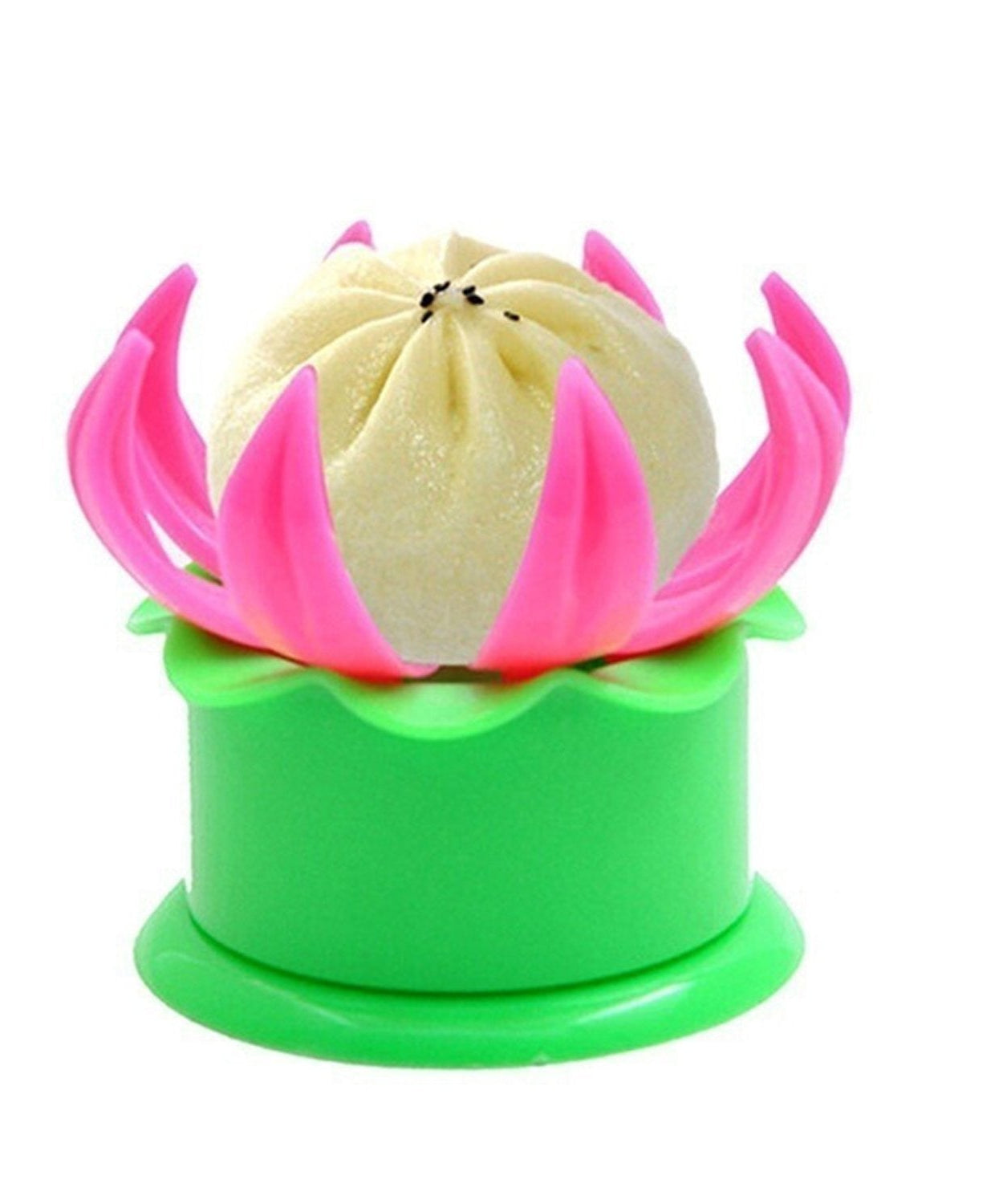 Detailed view of momo maker tools for stuffing and shaping.