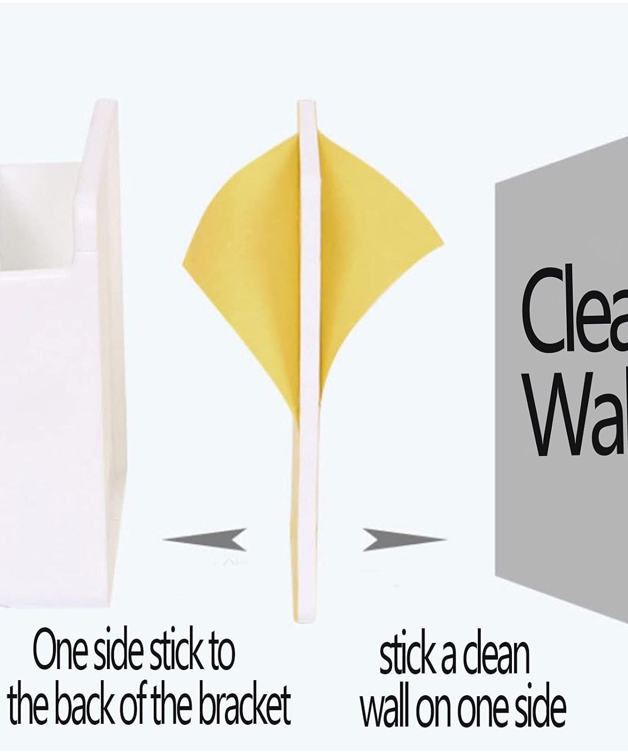 Wall Mount Self-Adhesive Mobile Phone Holder Stand (1 Pc)