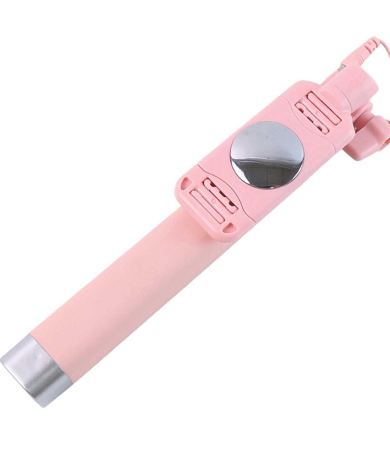 Wired Selfie Stick for Mobile with Mirror