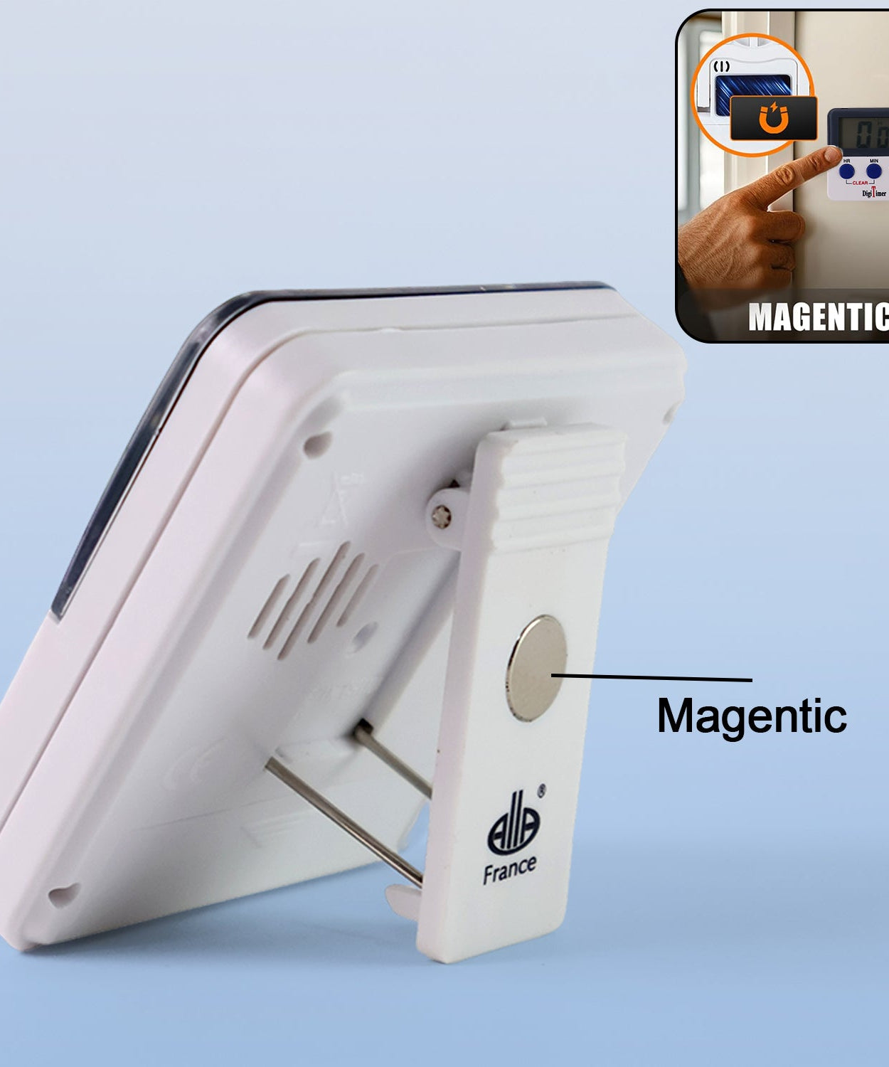 Digital Kitchen Timer with Alarm | Stop Watch Timer for Kitchen | Kitchen Timer with Magnetic Stand |Timer Clock for Study