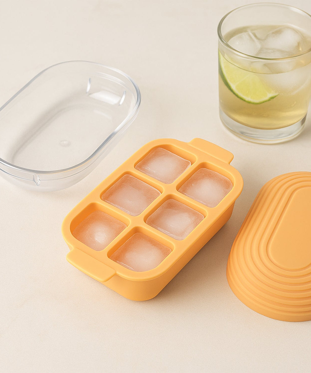 Plastic Ice Cube Tray (1 Set)
