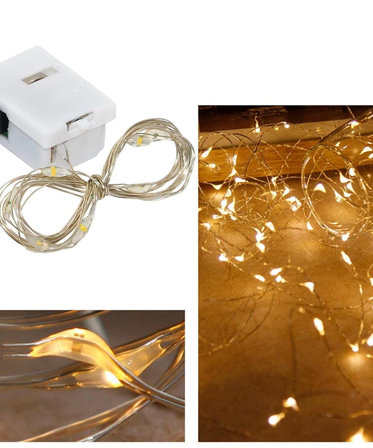 Fairy Lights Multi LED String Light, Mini Battery Operated (1 Pc)
