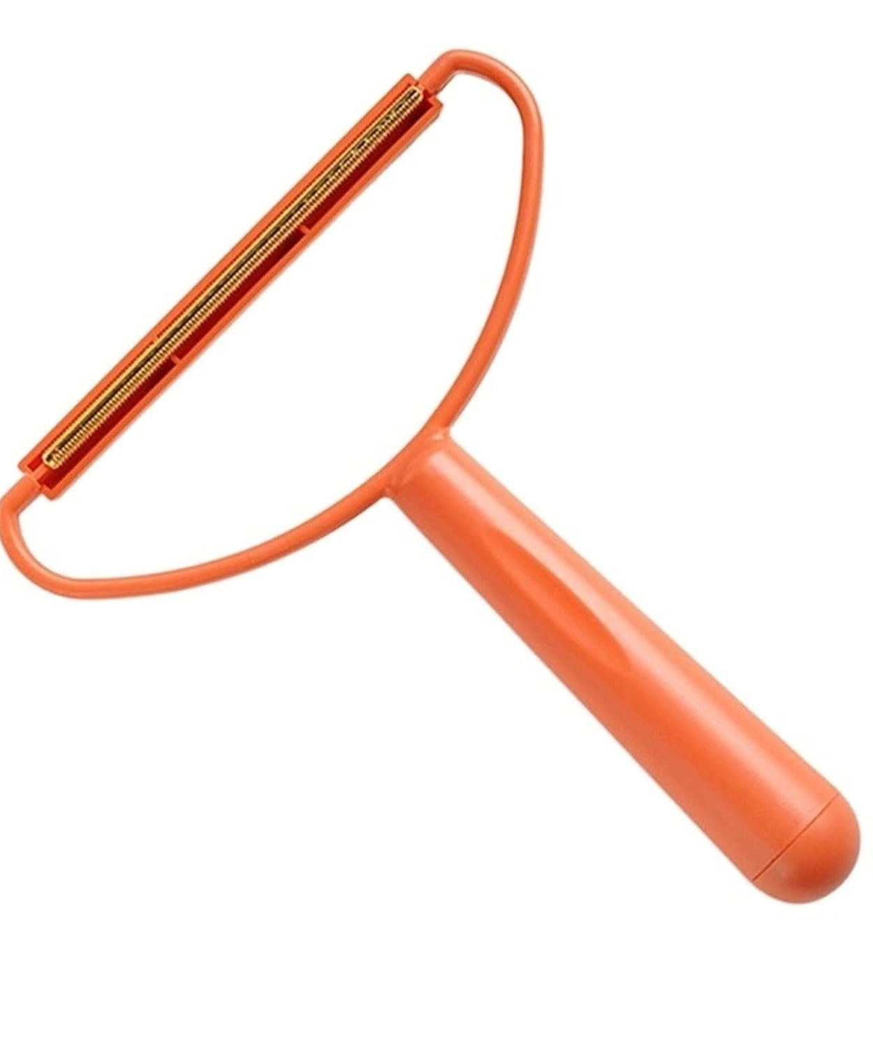 2-in-1 Portable Lint Remover – Long-Handle Brush & Sticky Roller for Clothes, Furniture & Carpets (1 Pc)