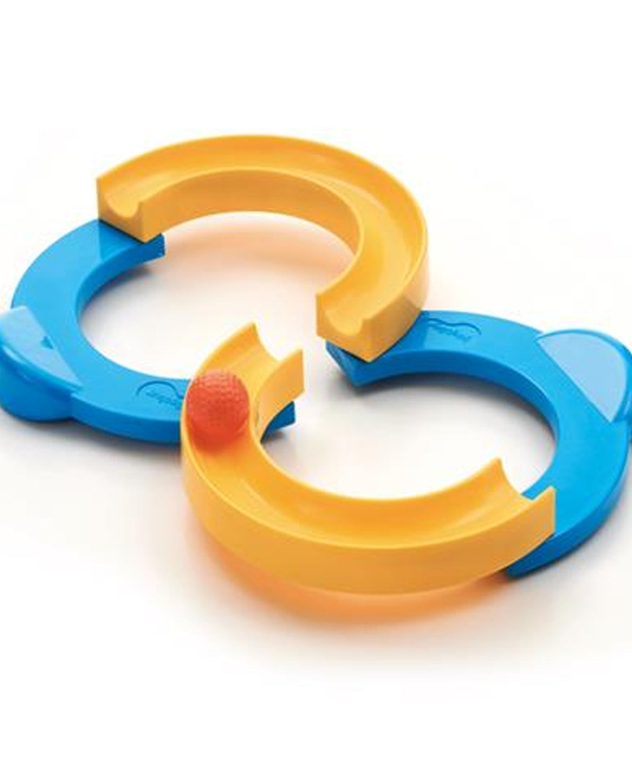 Colorful construction toy set with various building pieces for creative play