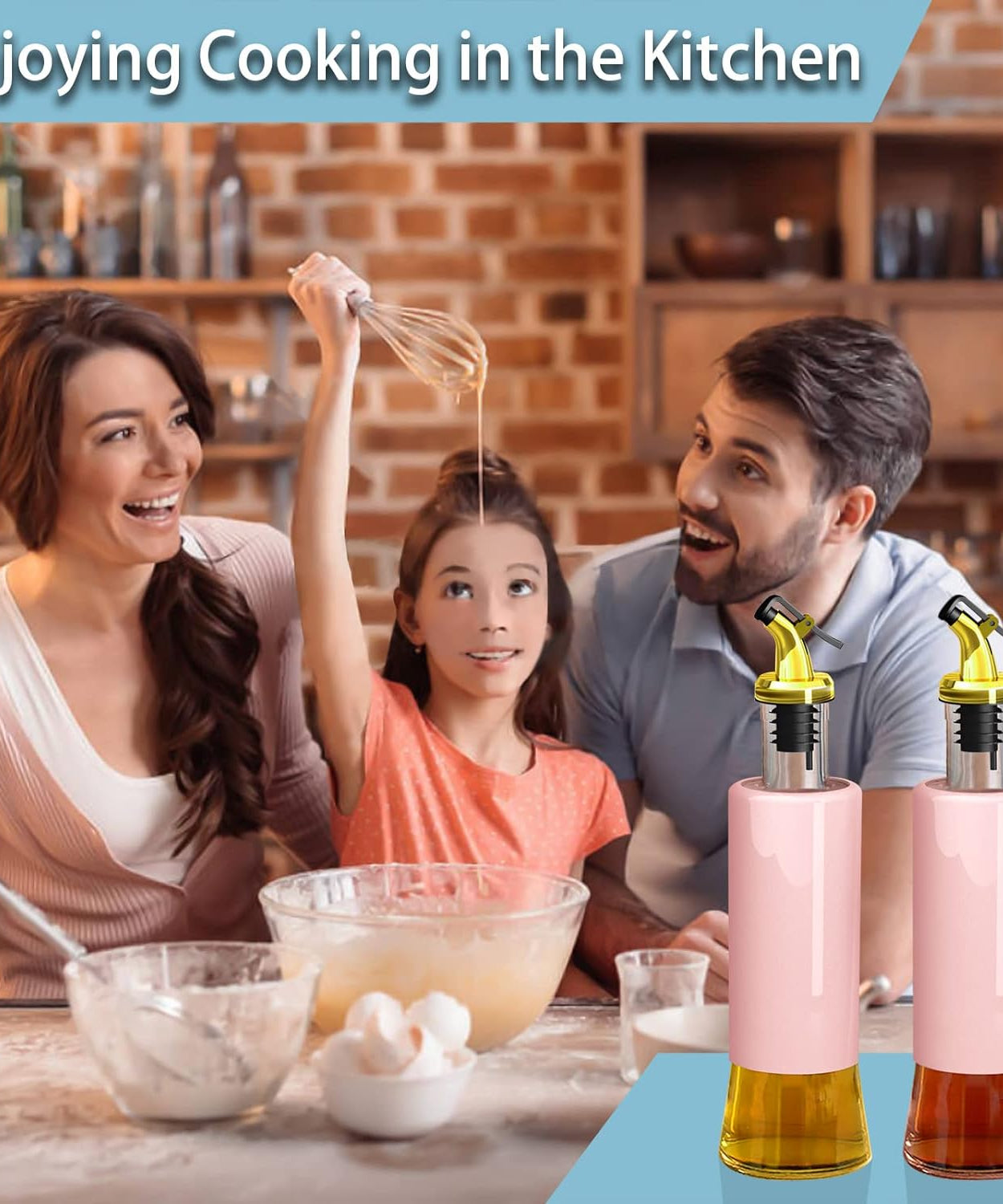 Olive Oil Dispenser – Leakproof Glass Bottle with Non-Drip Spout for Kitchen & Cooking (300 ML)