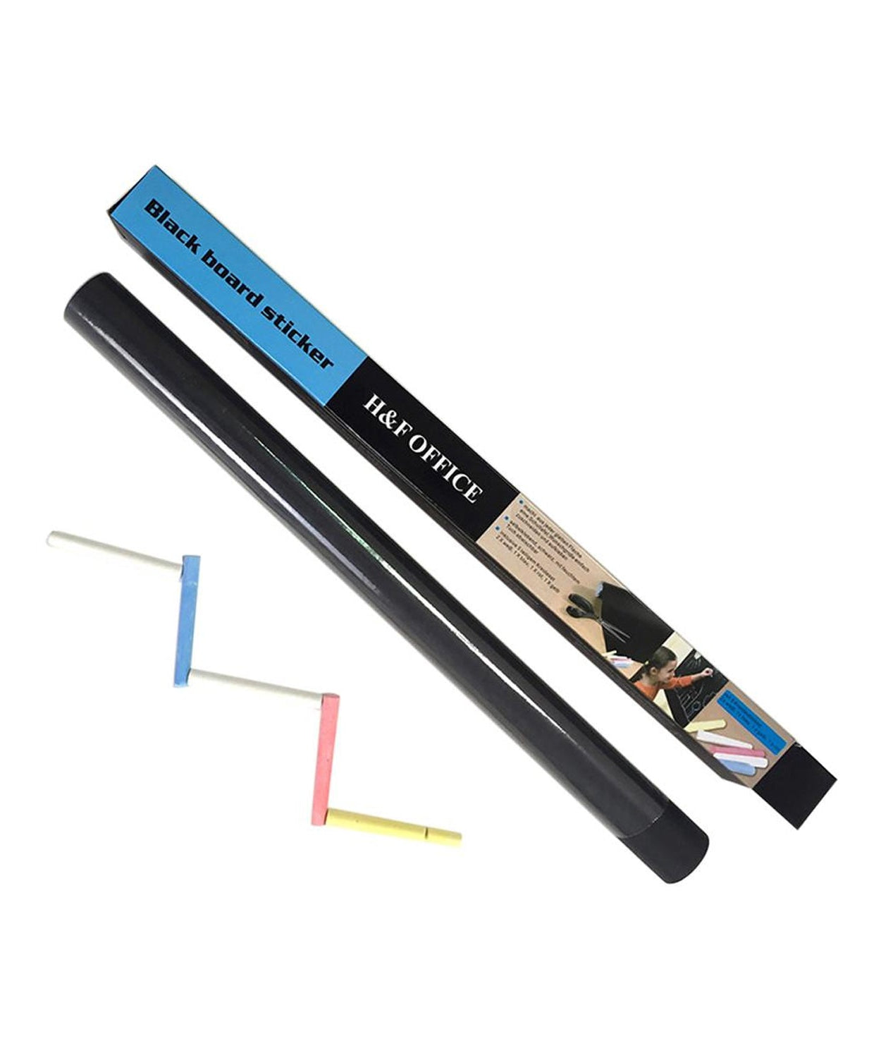 Blackboard sticker in use