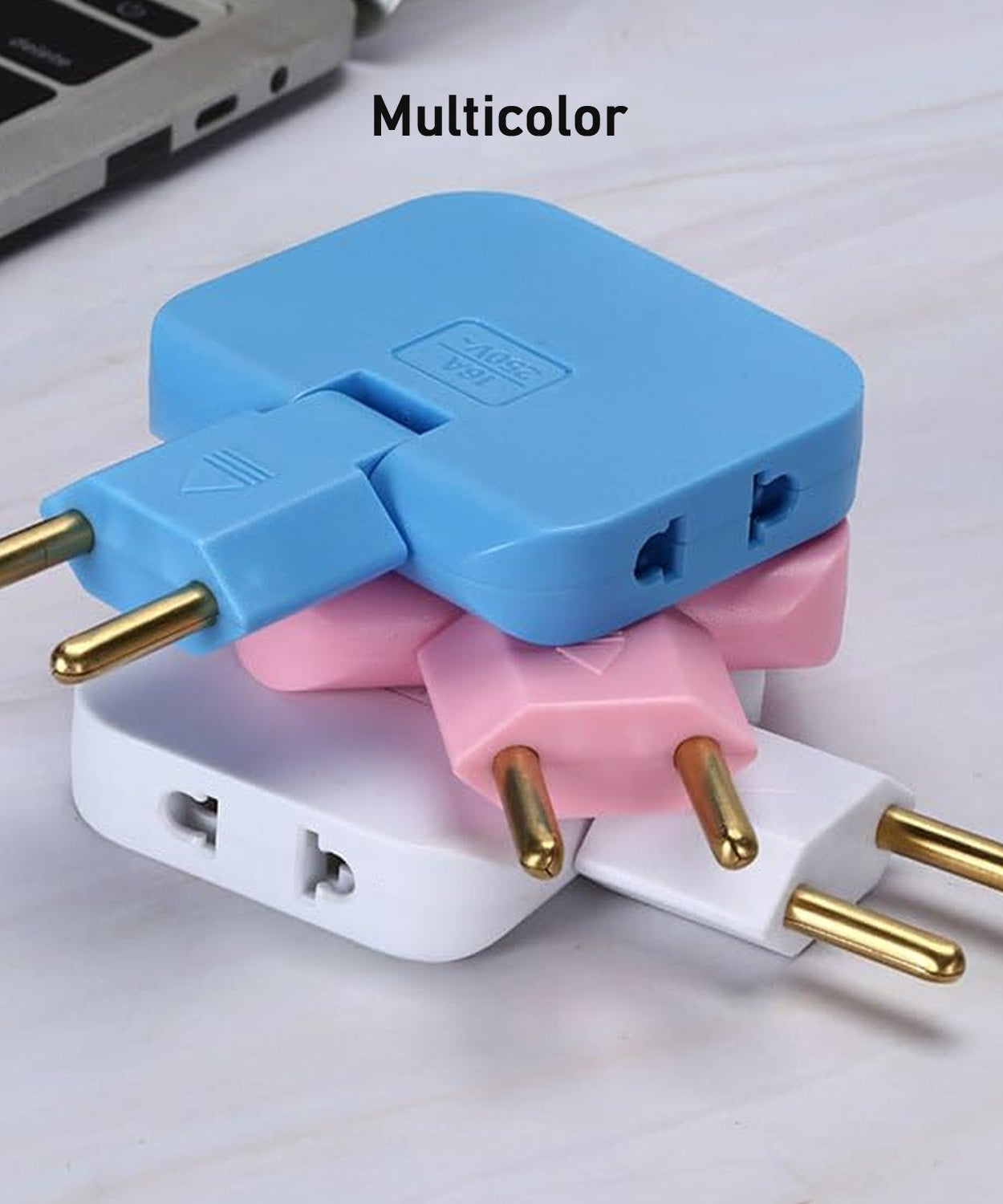 Wireless 3in1 Foldable Wall Plug Socket