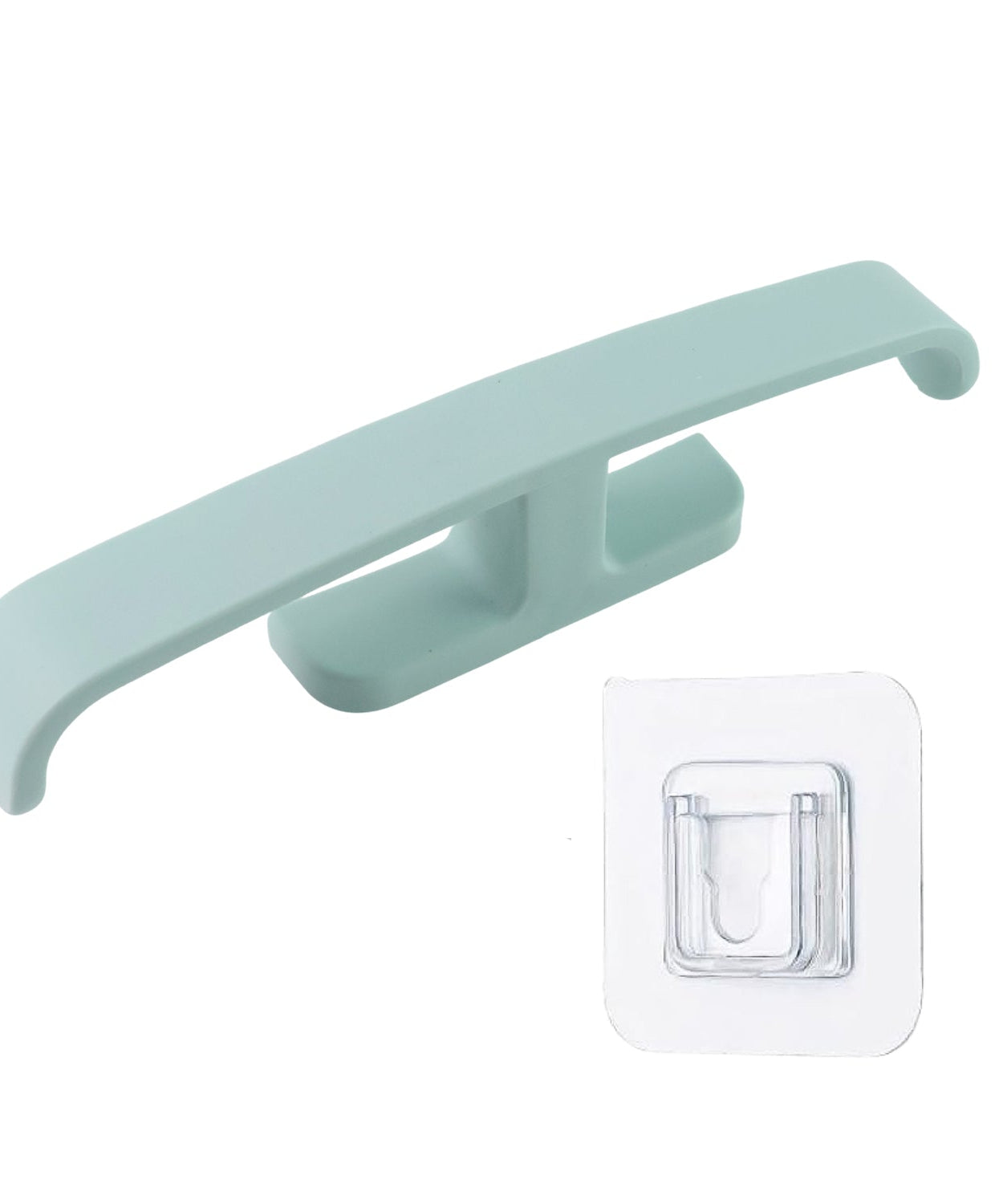 Bathroom Towel Slipper Hanging Rack Self Adhesive Wall Mounted (1 Pc)