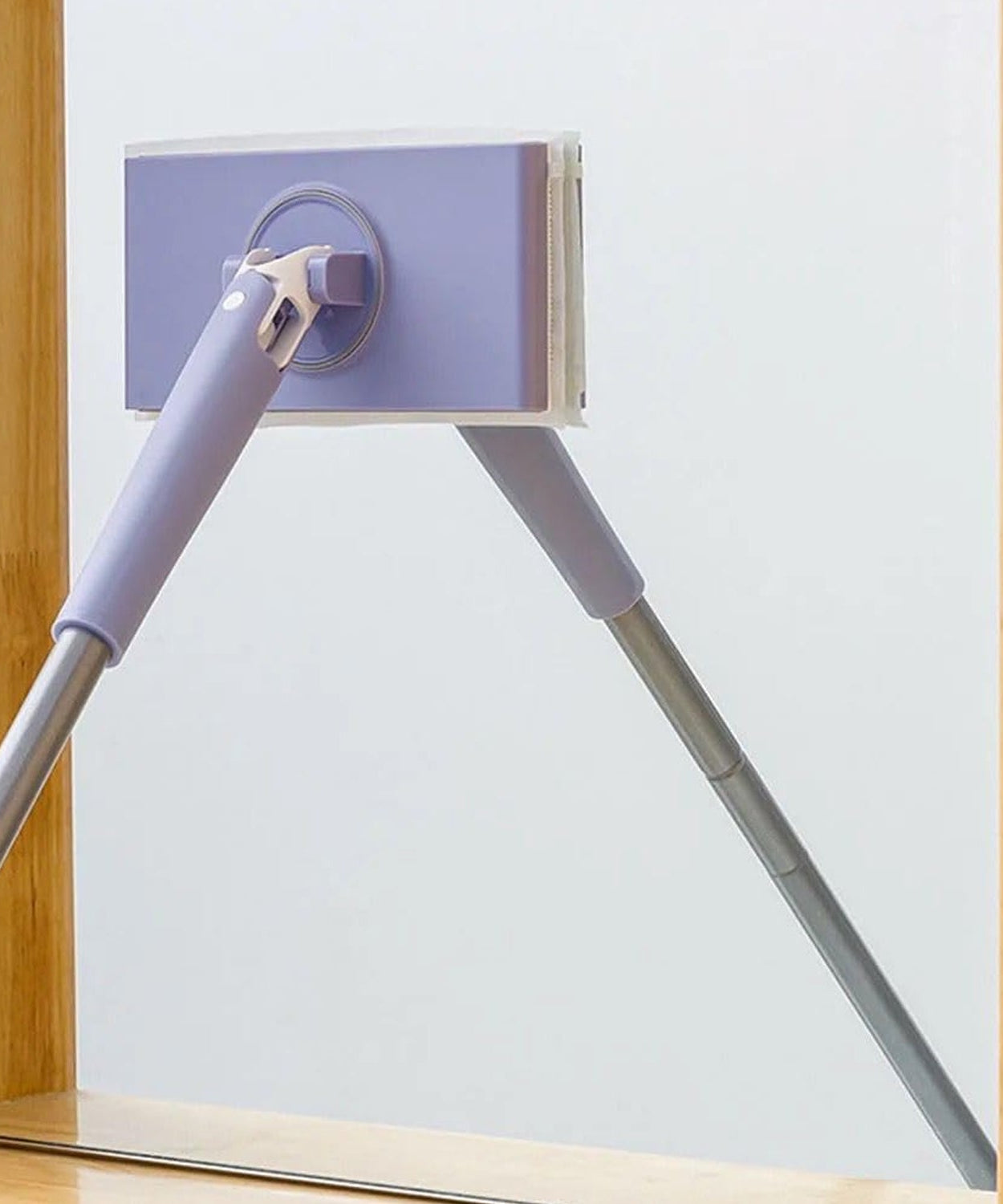 Automatic Cloth Changing Mini Mop with Push Pull Cloth Changing Handle (1 Pc)