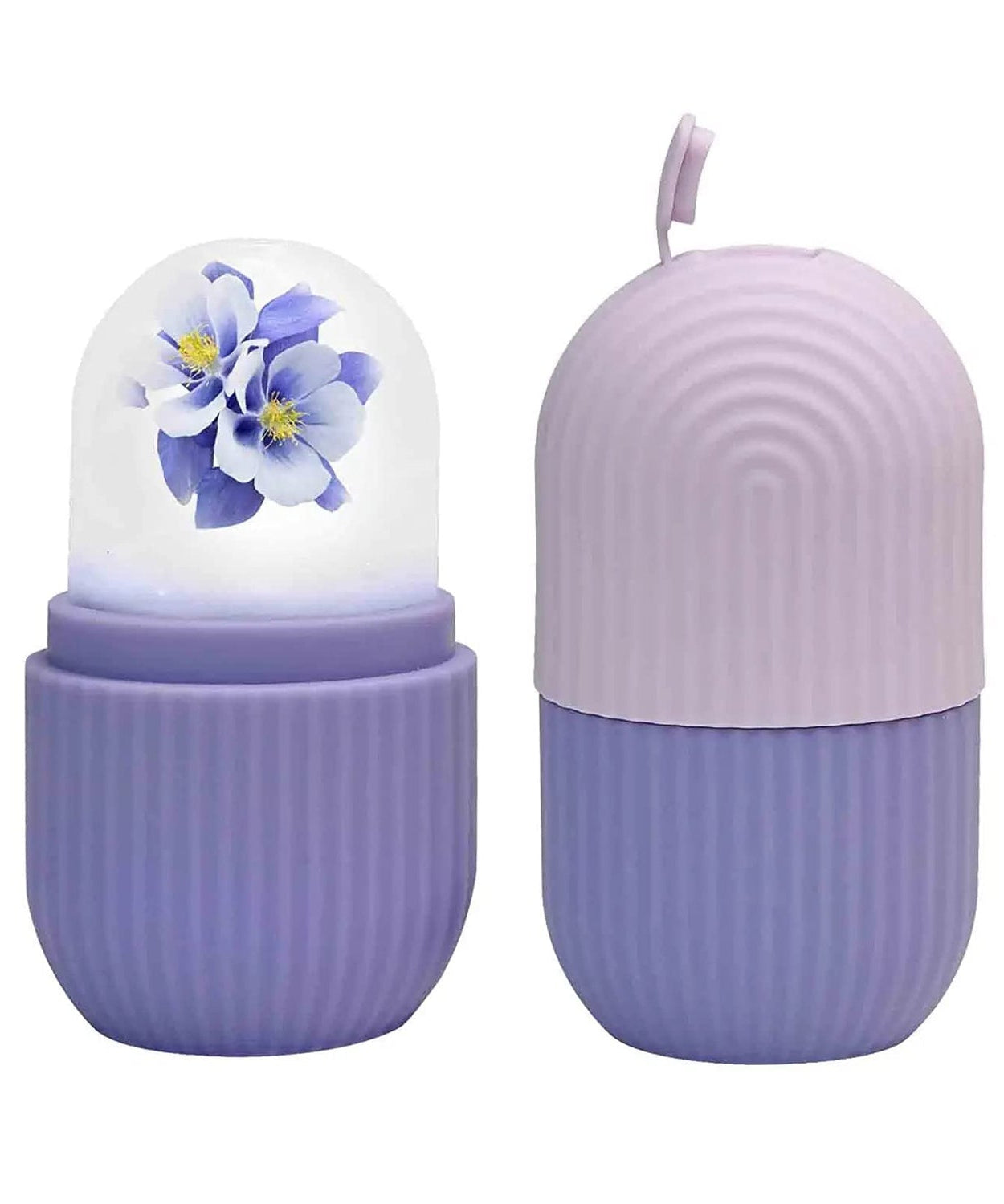 Beauty Ice Roller for Face & Eye Massage (Reusable, Purple / Without Box)