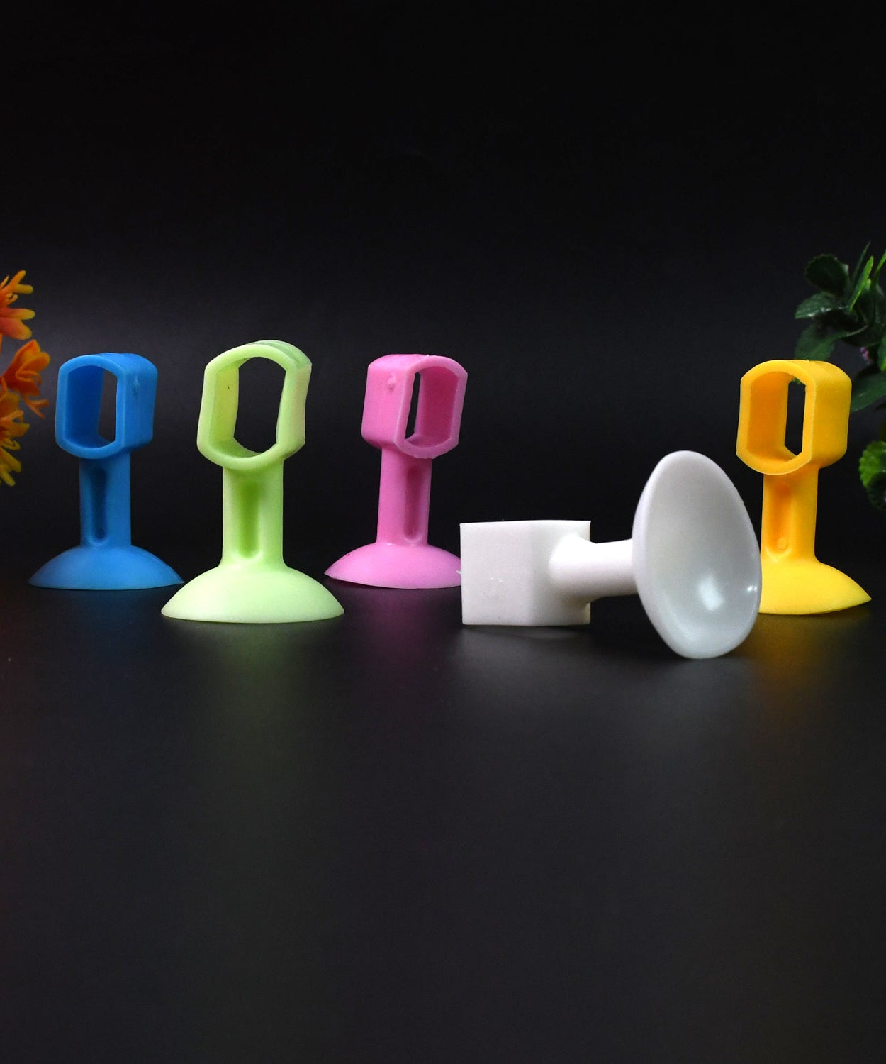 Self-Sucking Silicone Door Stopper (5 Pcs Set)