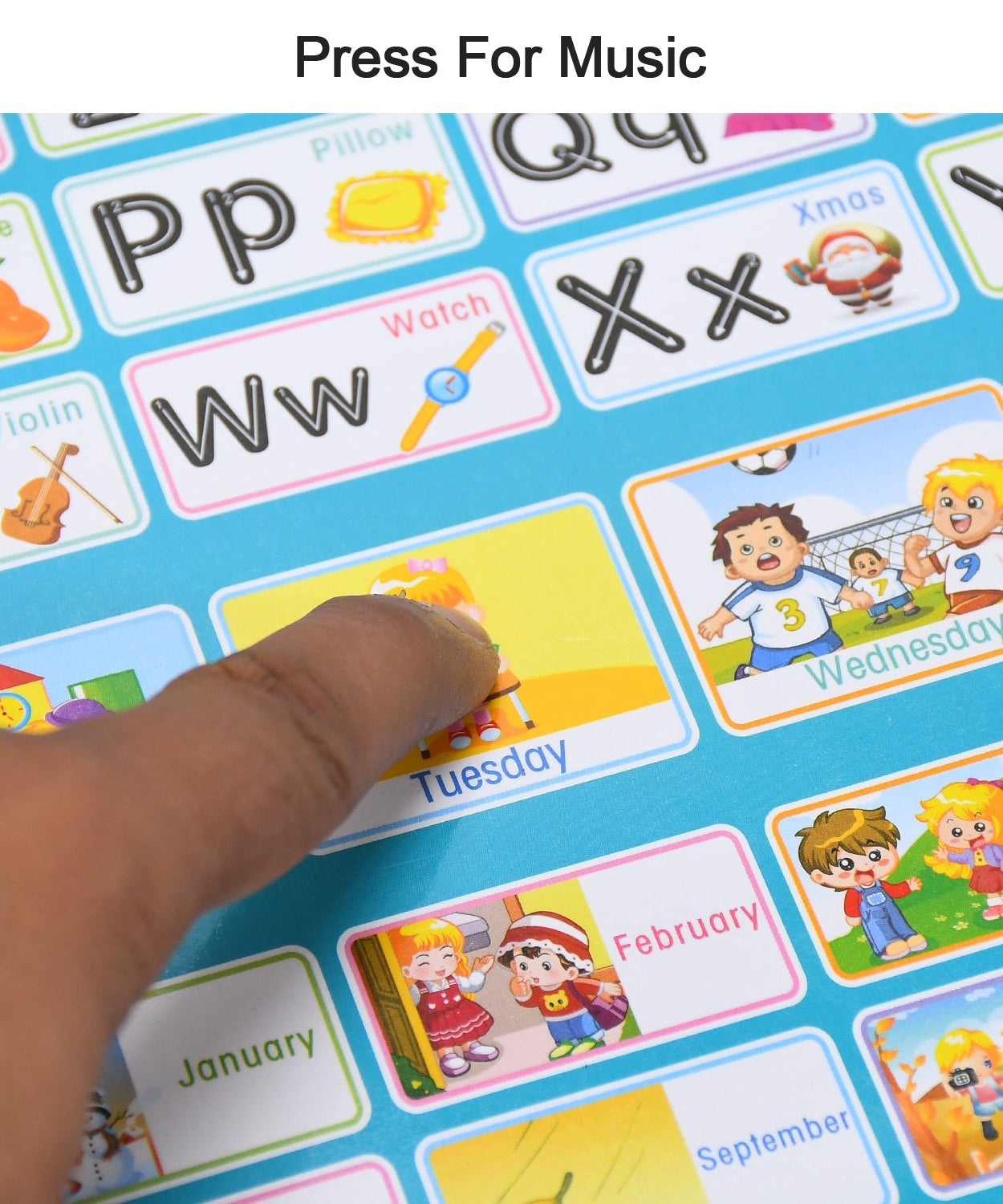 Kids educational pad for learning and drawing