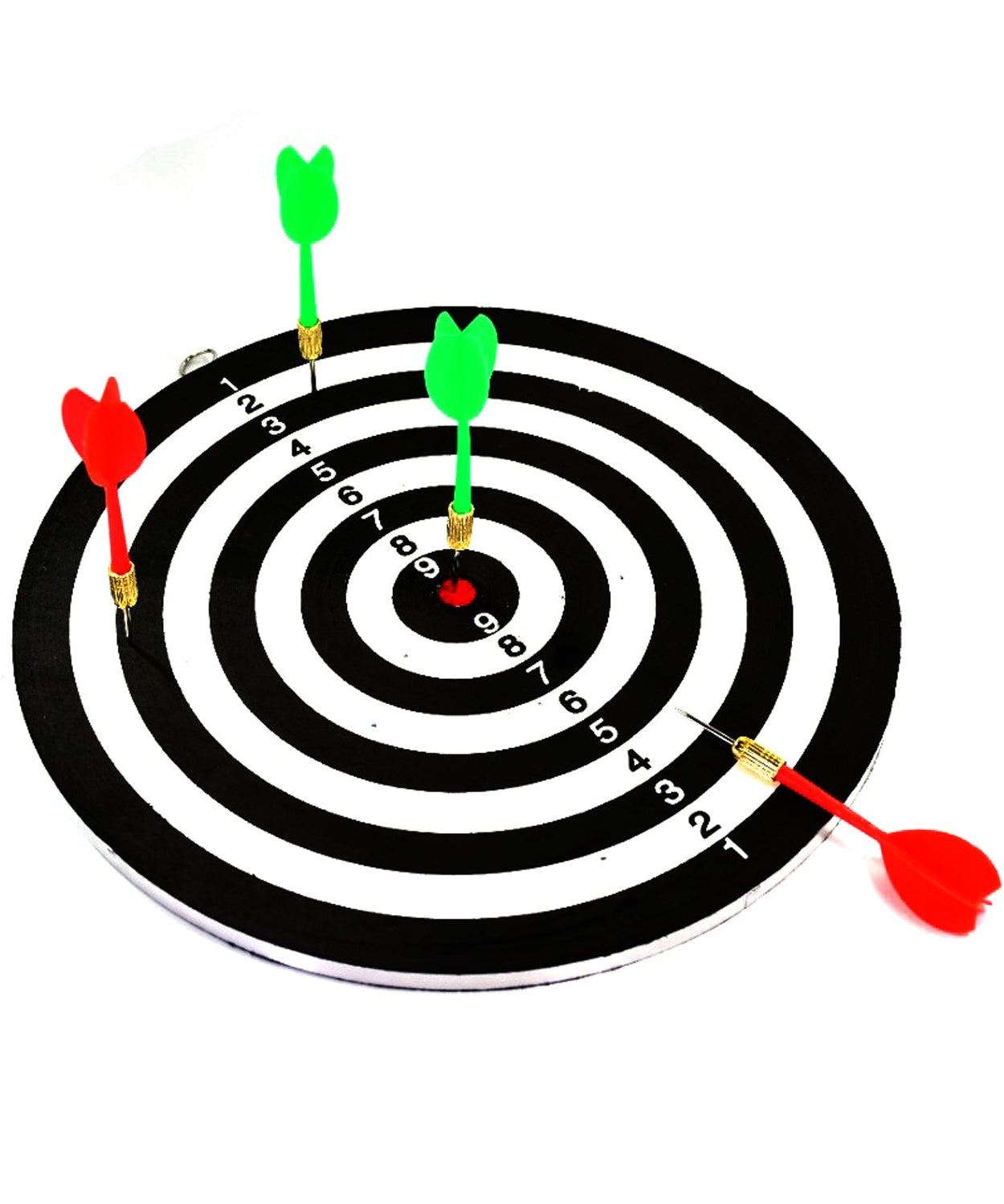 Dart board and darts set