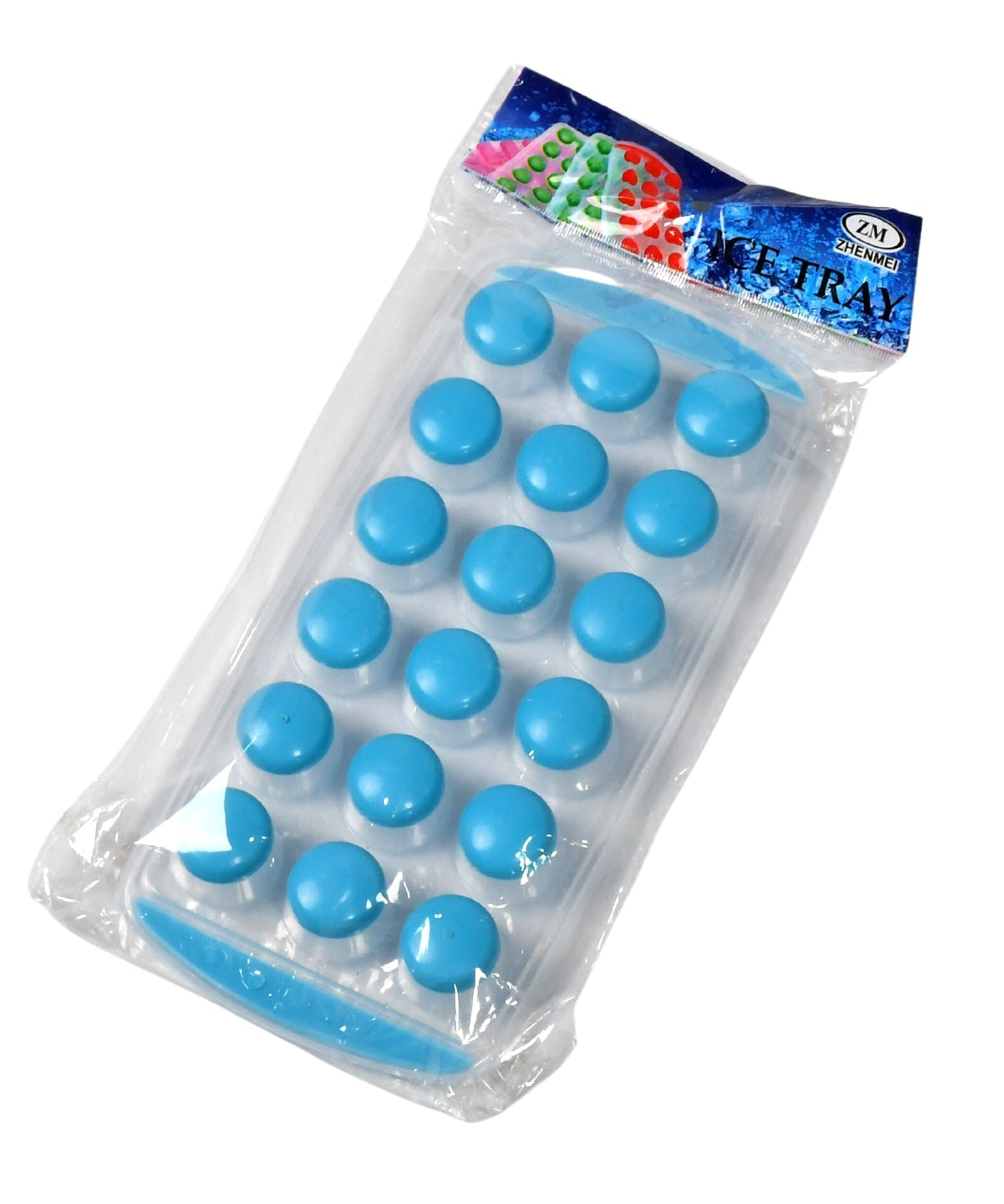 Smart Push  Out Round  Shape Mini Ice Cube Trays with Flexible Silicone Bottom | Round Shape Silicone Chocolate Mold Maker Ice Cube Tray Freeze Mold