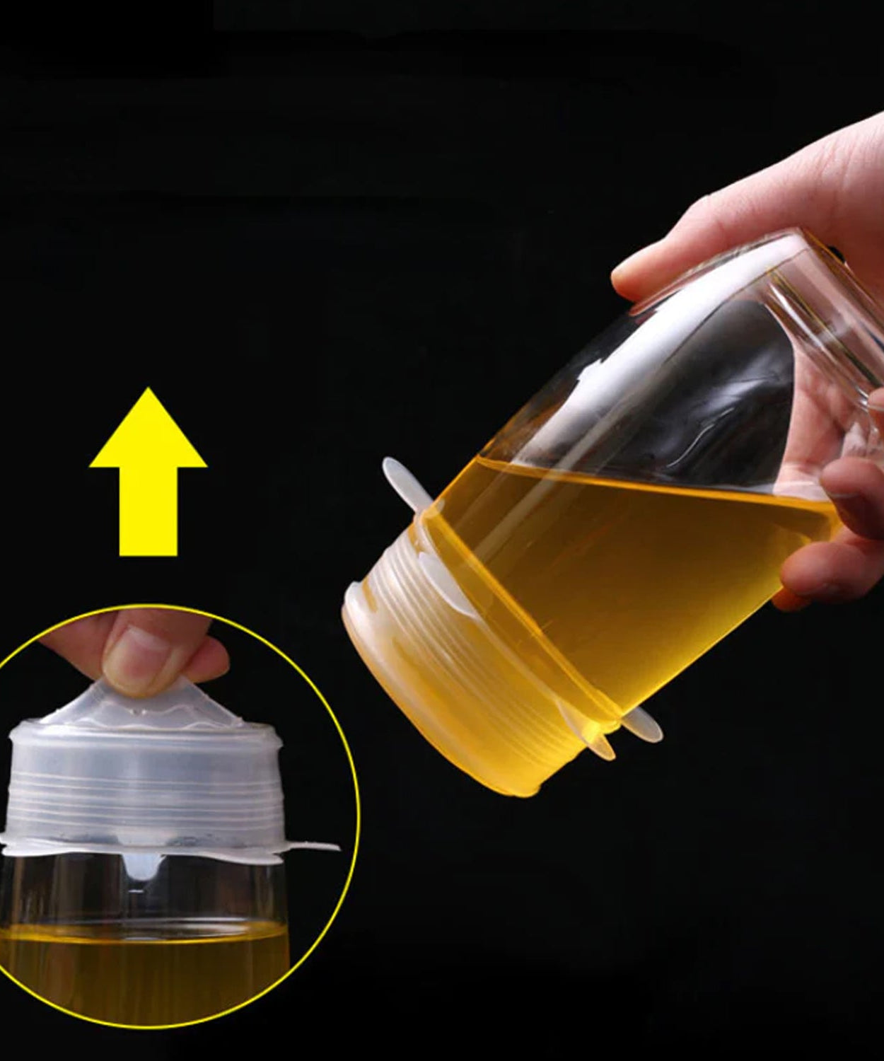 Silicone Stretch Lids, Microwave & Freezer Safe Food Covers (6 Pcs Set /95 Gm )