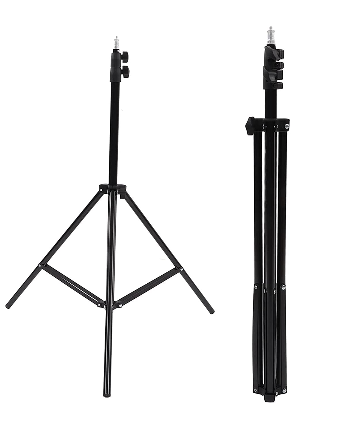 Tripod with multipurpose head, ideal for panning and low shots