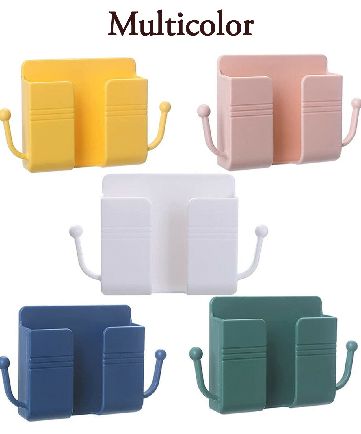 Wall hook stand for mobile phones and hanging clothes